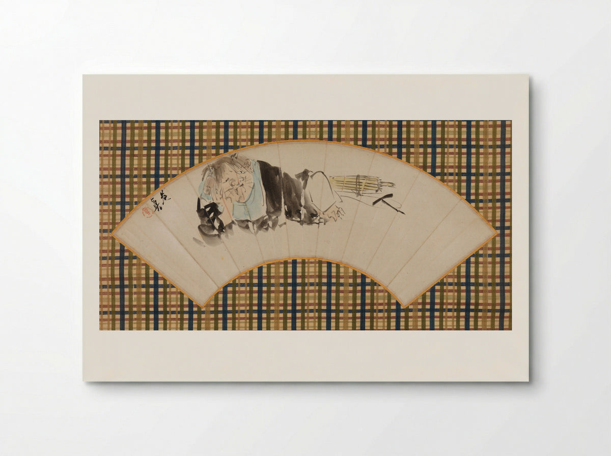 Cat (Fan Painting) - Shibata Zeshin - Poster