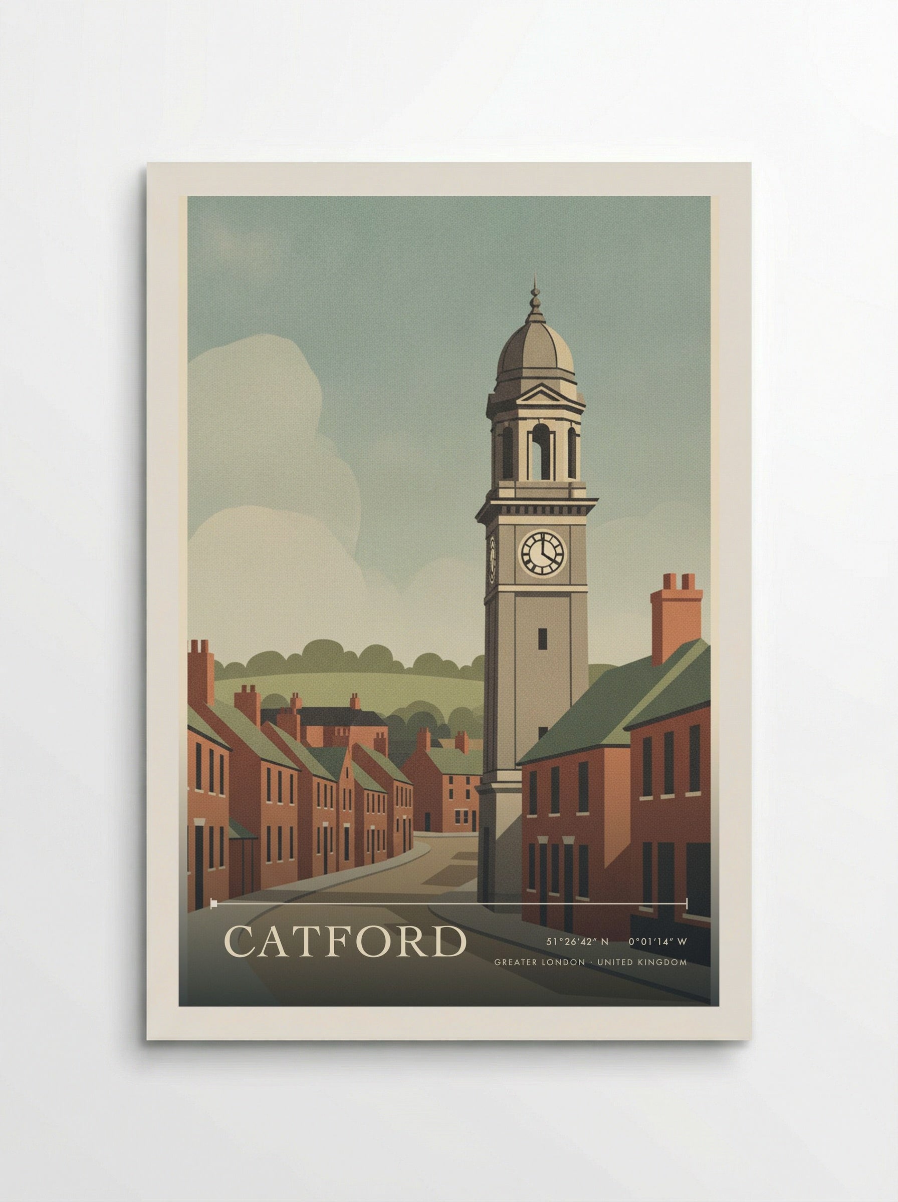 Catford Greater London United Kingdom Travel Poster - Poster