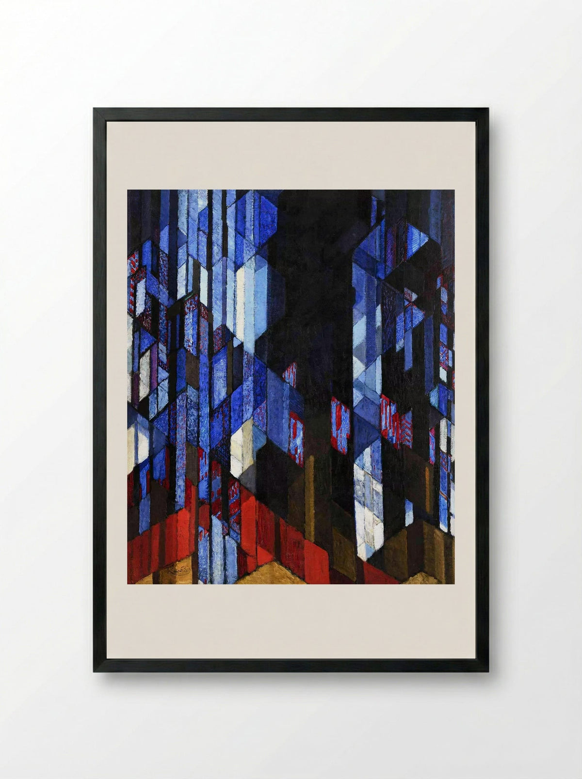 Cathedral - František Kupka - Framed Print Black