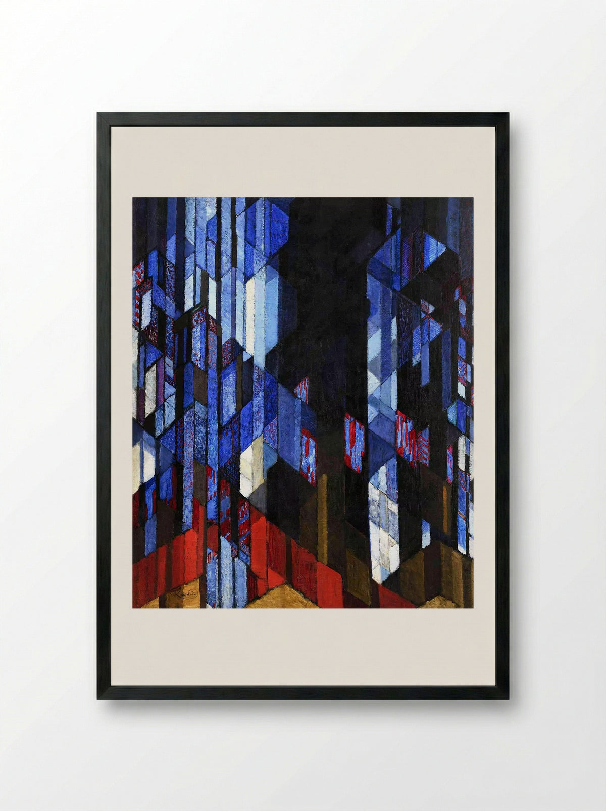 Cathedral - František Kupka - Framed Print Black