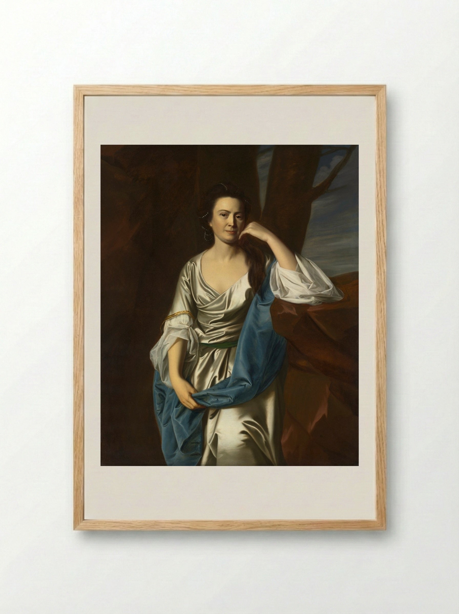 Catherine Greene - John Singleton Copley - Framed Print Wood