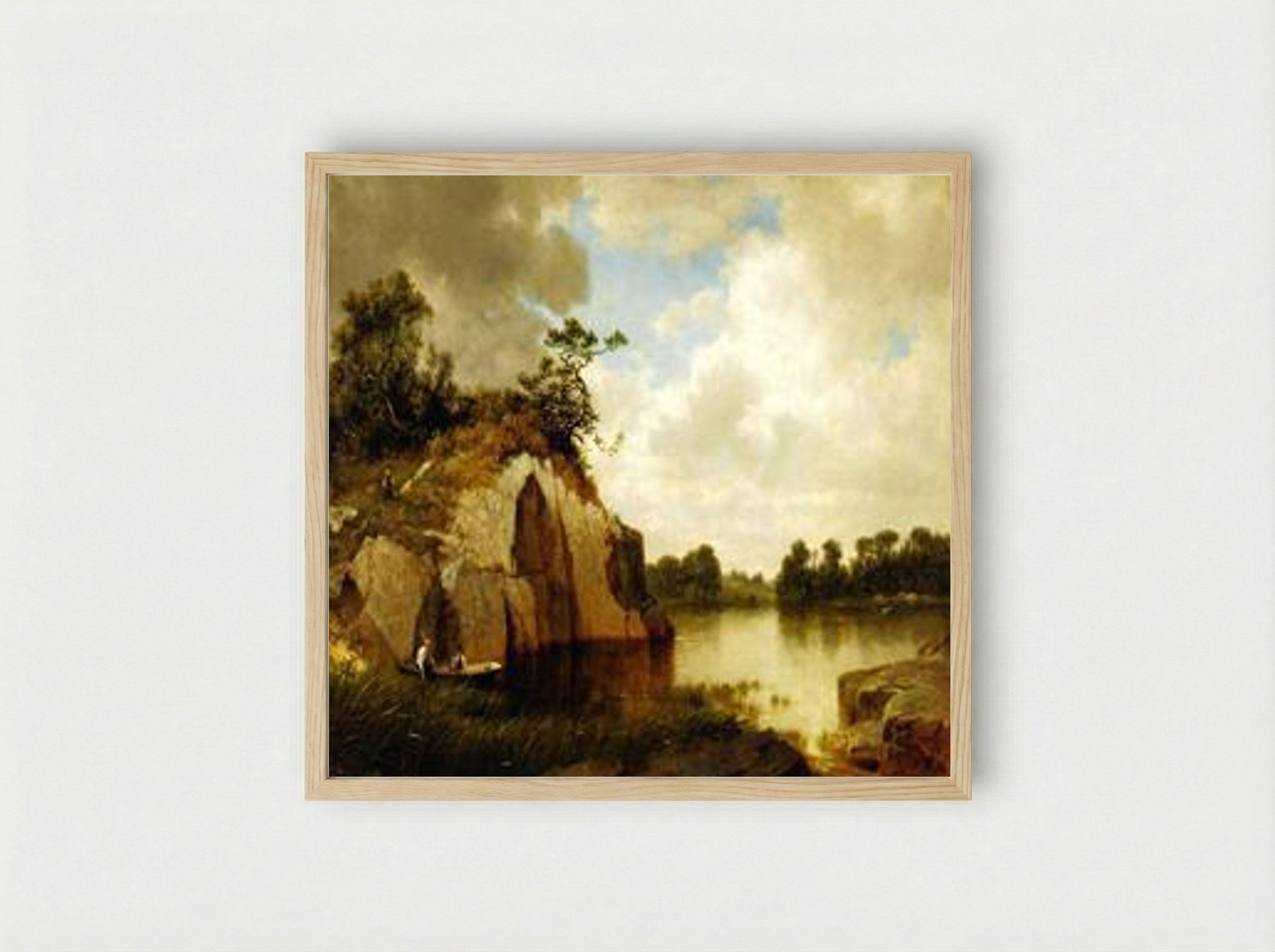 Catnip Island, Near Greenwich, CT - David Johnson - Framed Print Wood