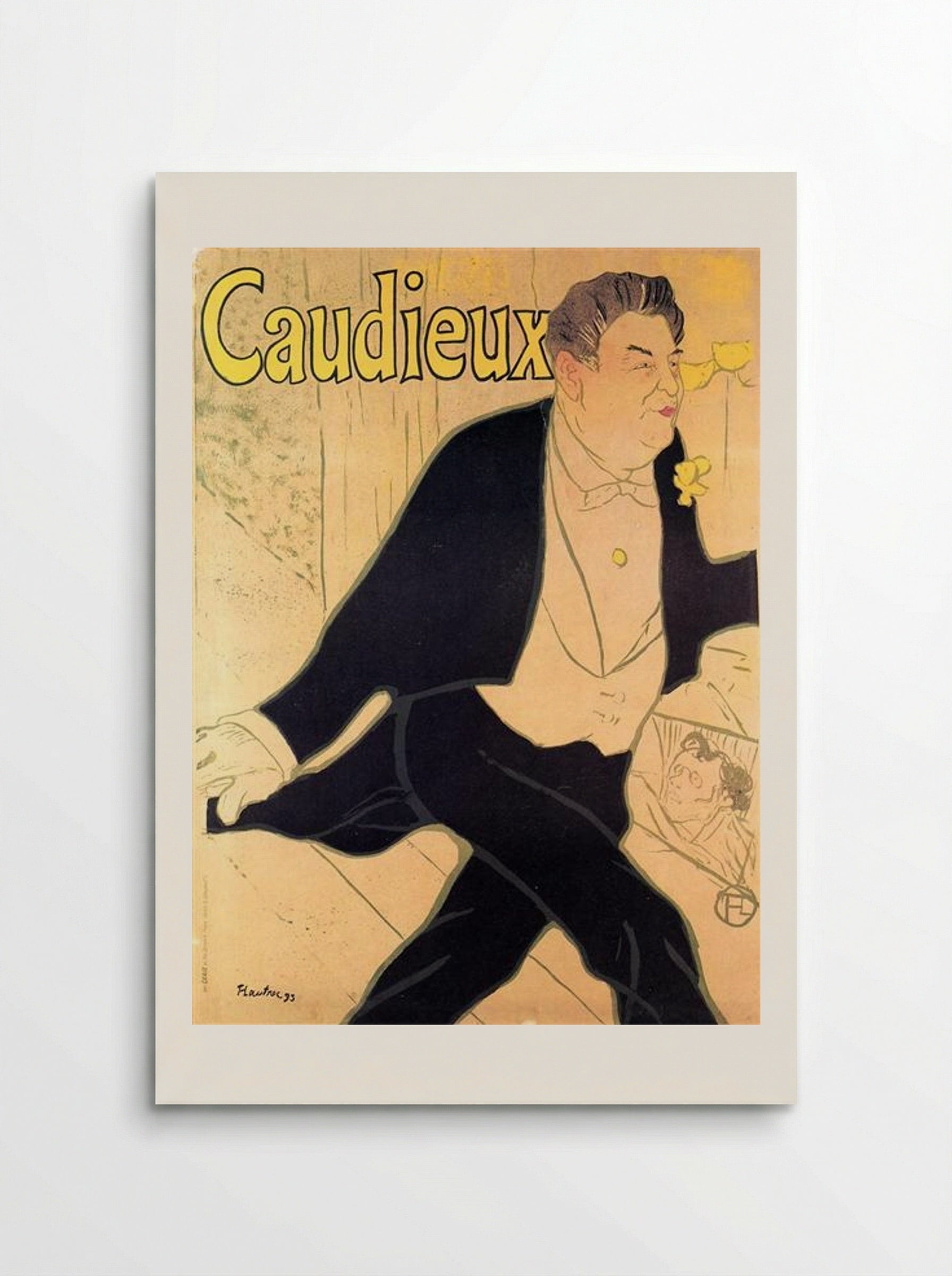Caudieux - Henri de Toulouse-Lautrec - Poster