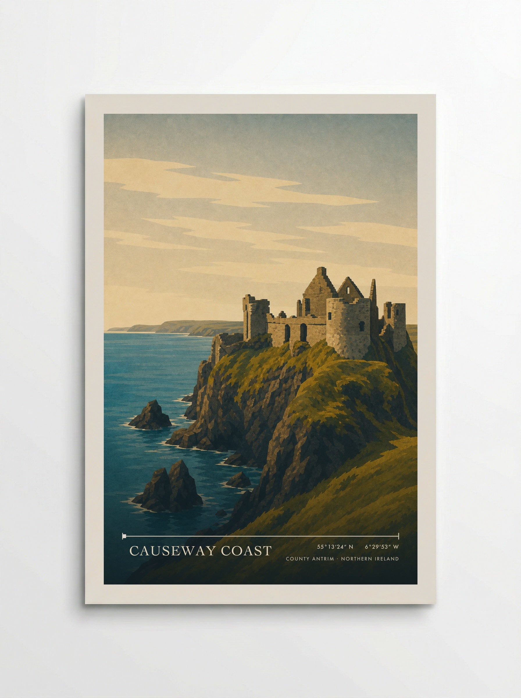 Causeway Coast Travel Poster Artwork - Poster