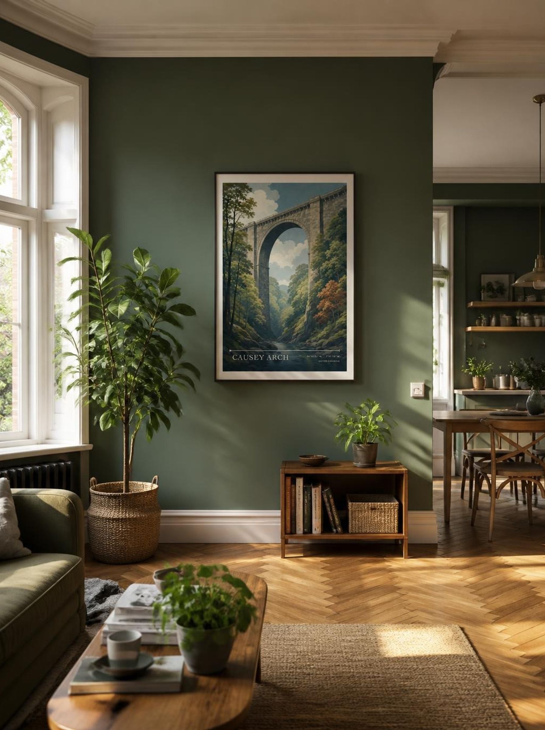 Causey Arch United Kingdom Travel Poster - Lifestyle