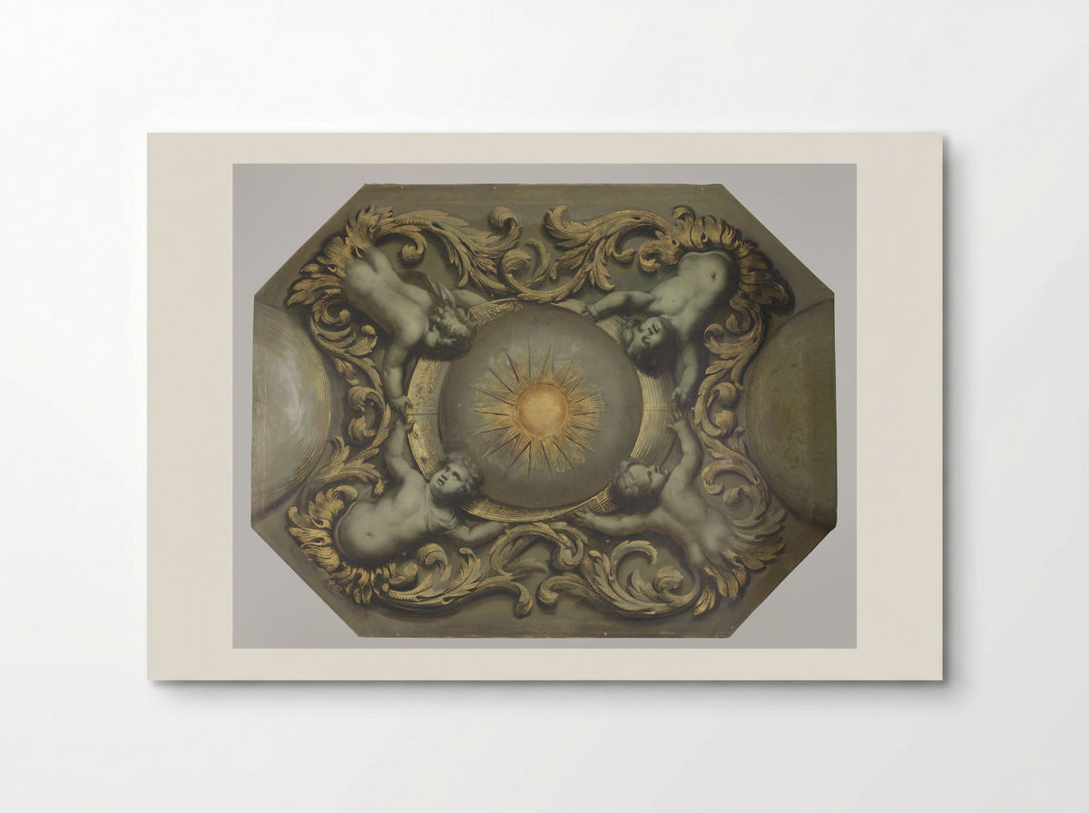 Ceiling with Representations of Morning and Evening - Theodoor van der Schuer - Poster