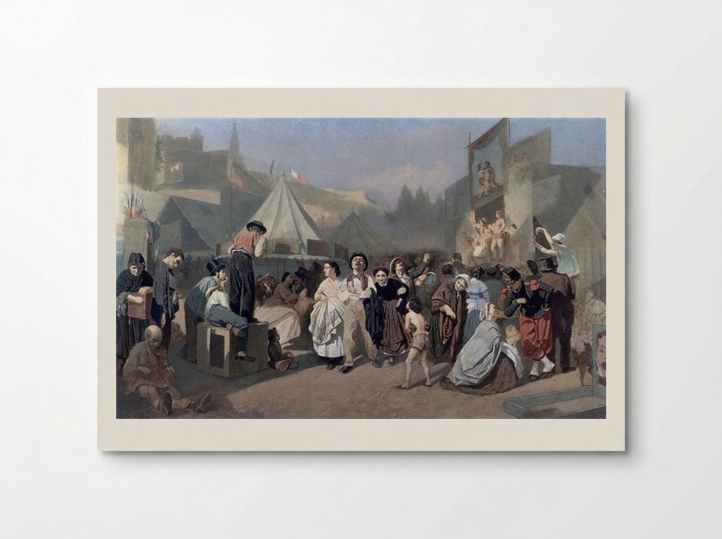 Celebration in the Outskirts of Paris (in Montmartre) - Vasily Perov - Poster
