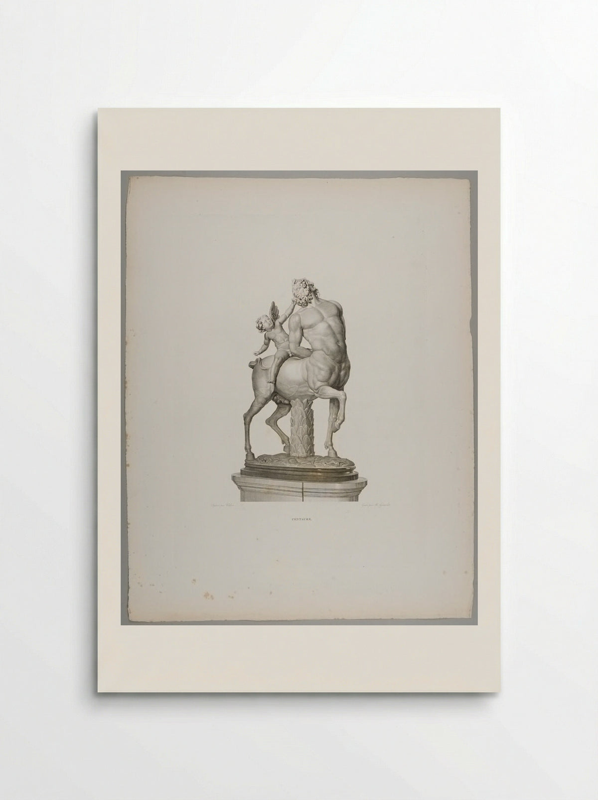 Centaur, after the Antique - Abraham Girardet - Poster
