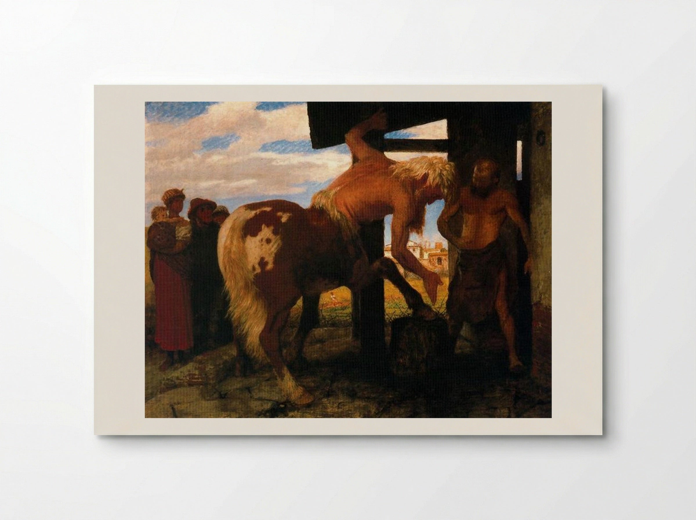 Centaur at the Village Blacksmith's Shop - Arnold Böcklin - Poster