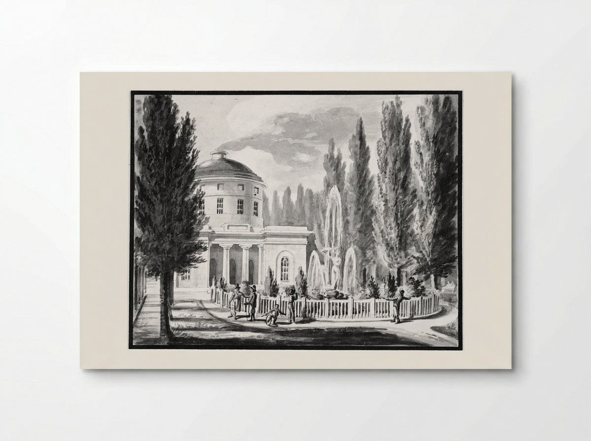 Centre Square and the Marble Water Works - Pavel Svinin - Poster