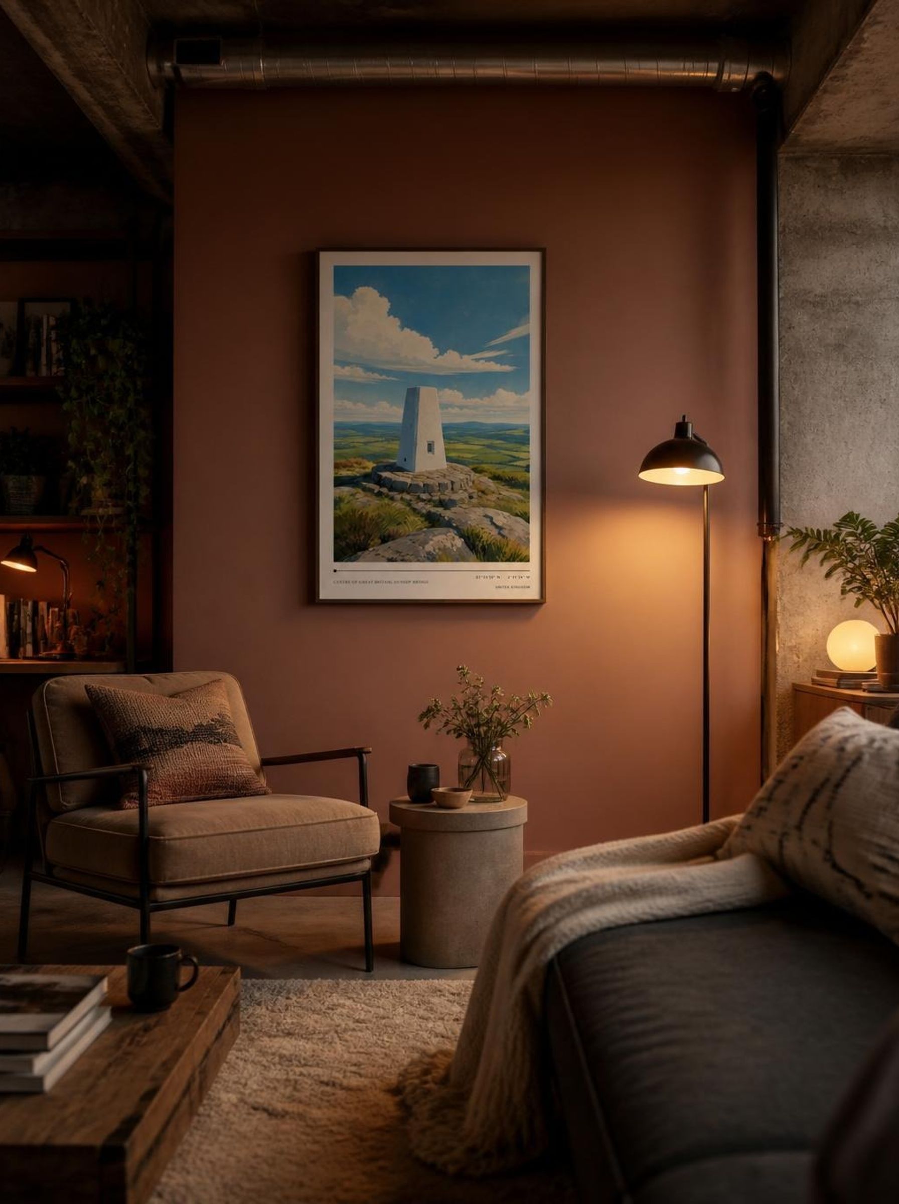 Centre of Great Britain, Dunsop Bridge United Kingdom Travel Poster - Lifestyle