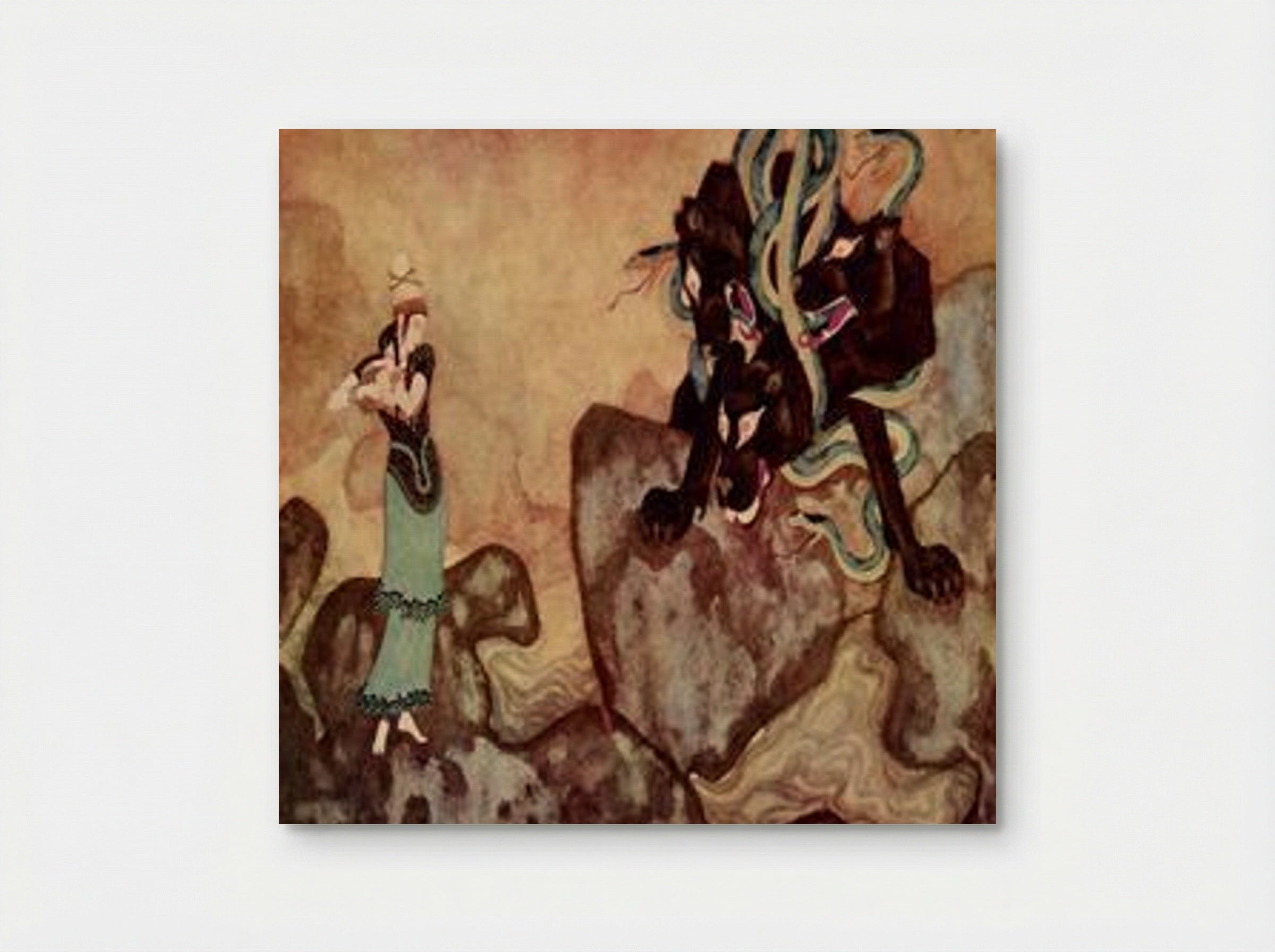 Cerberus, the Black Dog of Hades - Edmund Dulac - Poster