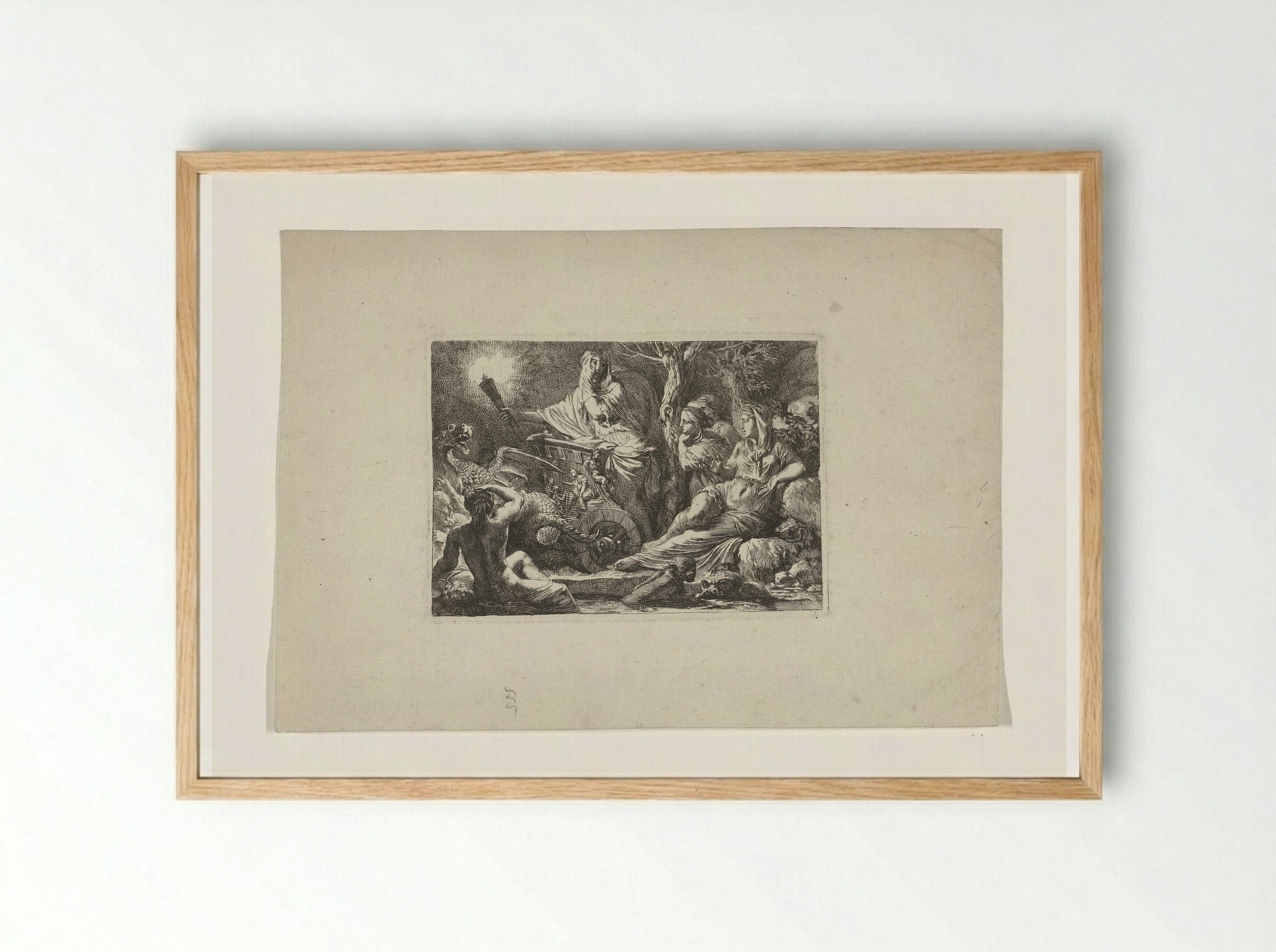 Ceres Searching for Proserpina - Gerard de Lairesse - Framed Print Wood