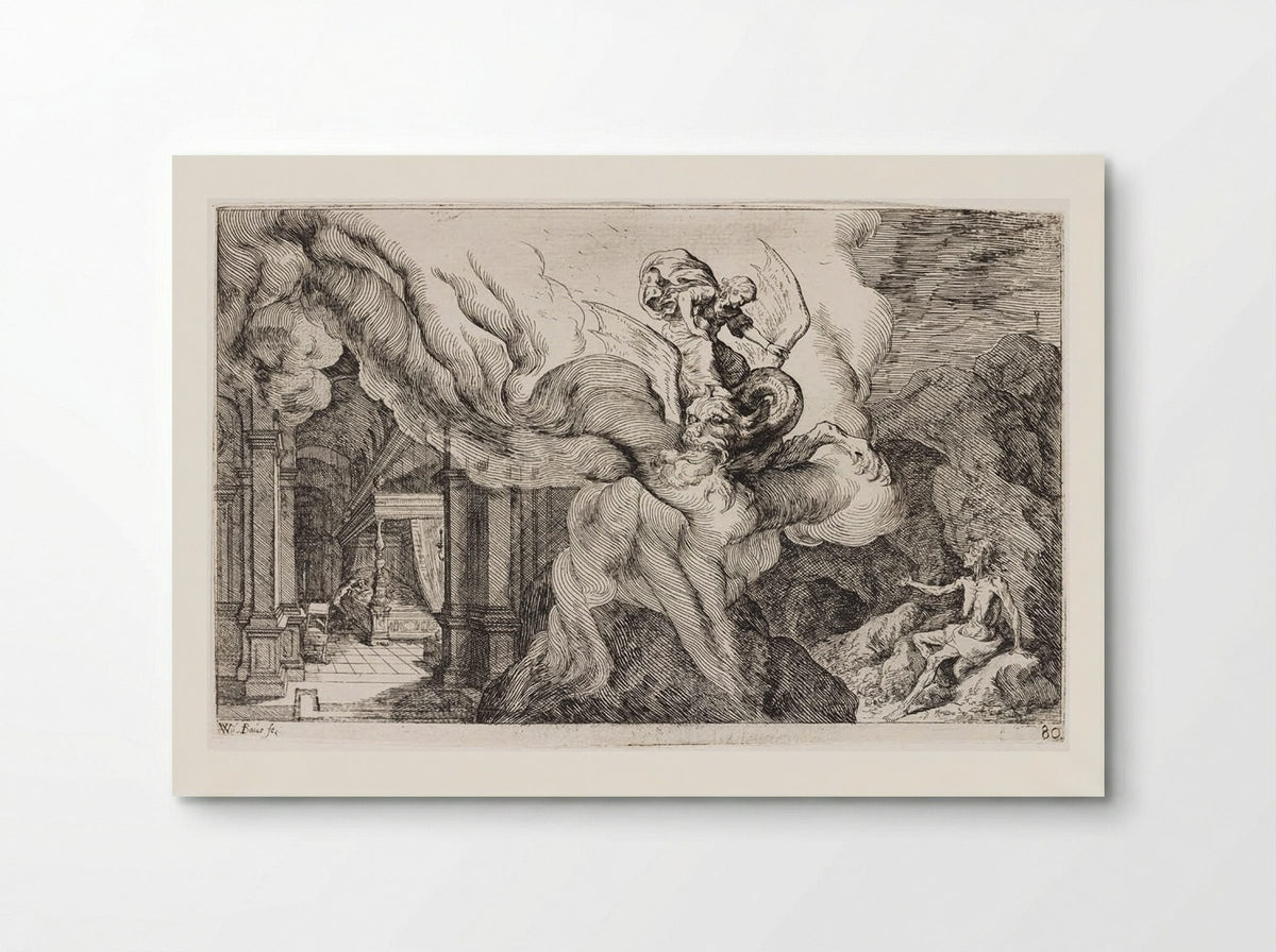 Ceres Sends Hunger to Torture Erysichthon - Johann Wilhelm Baur - Poster
