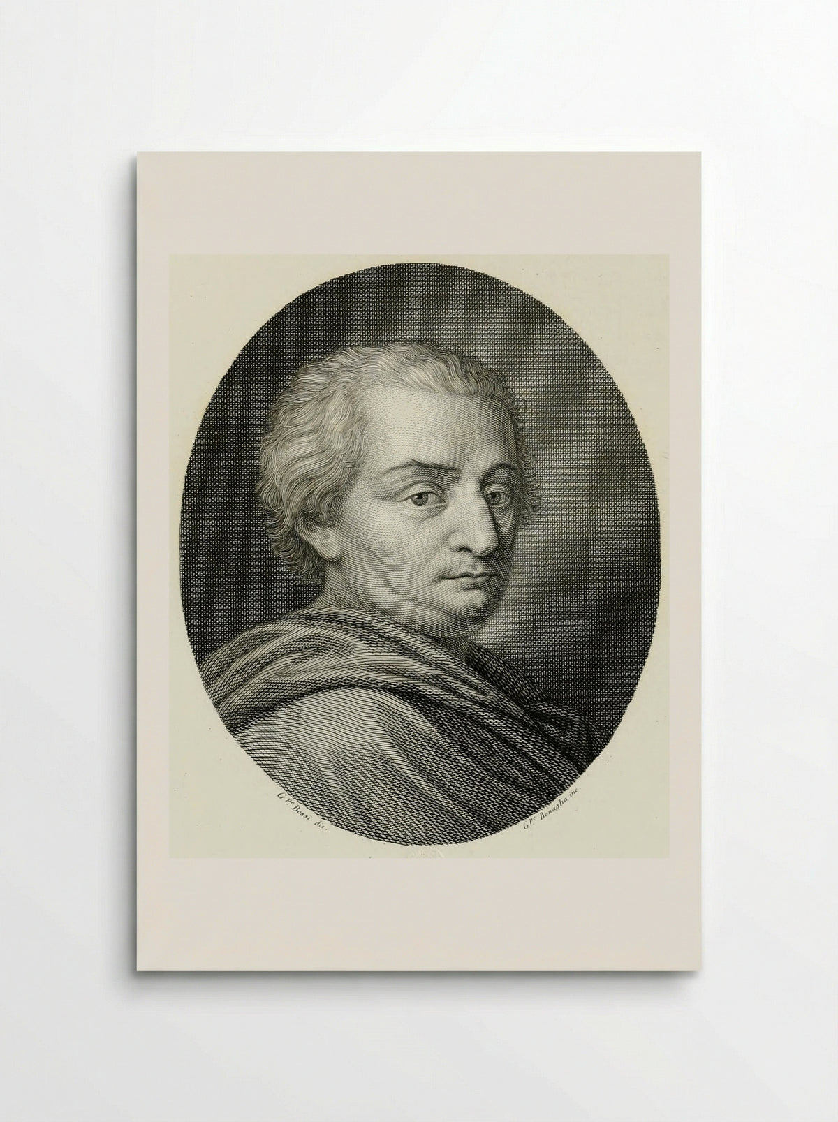 Cesare Bonesana, Marchese di Beccaria - Giuseppe Benaglia - Poster