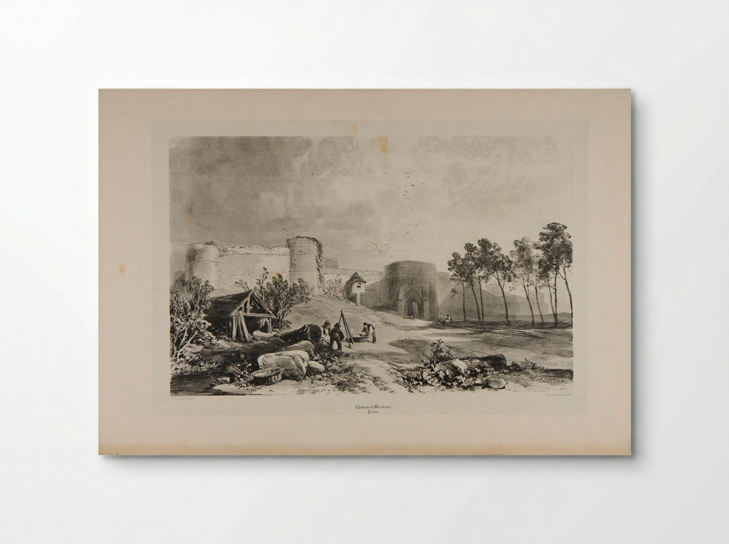 Château de Montreuil - James Duffield Harding - Poster