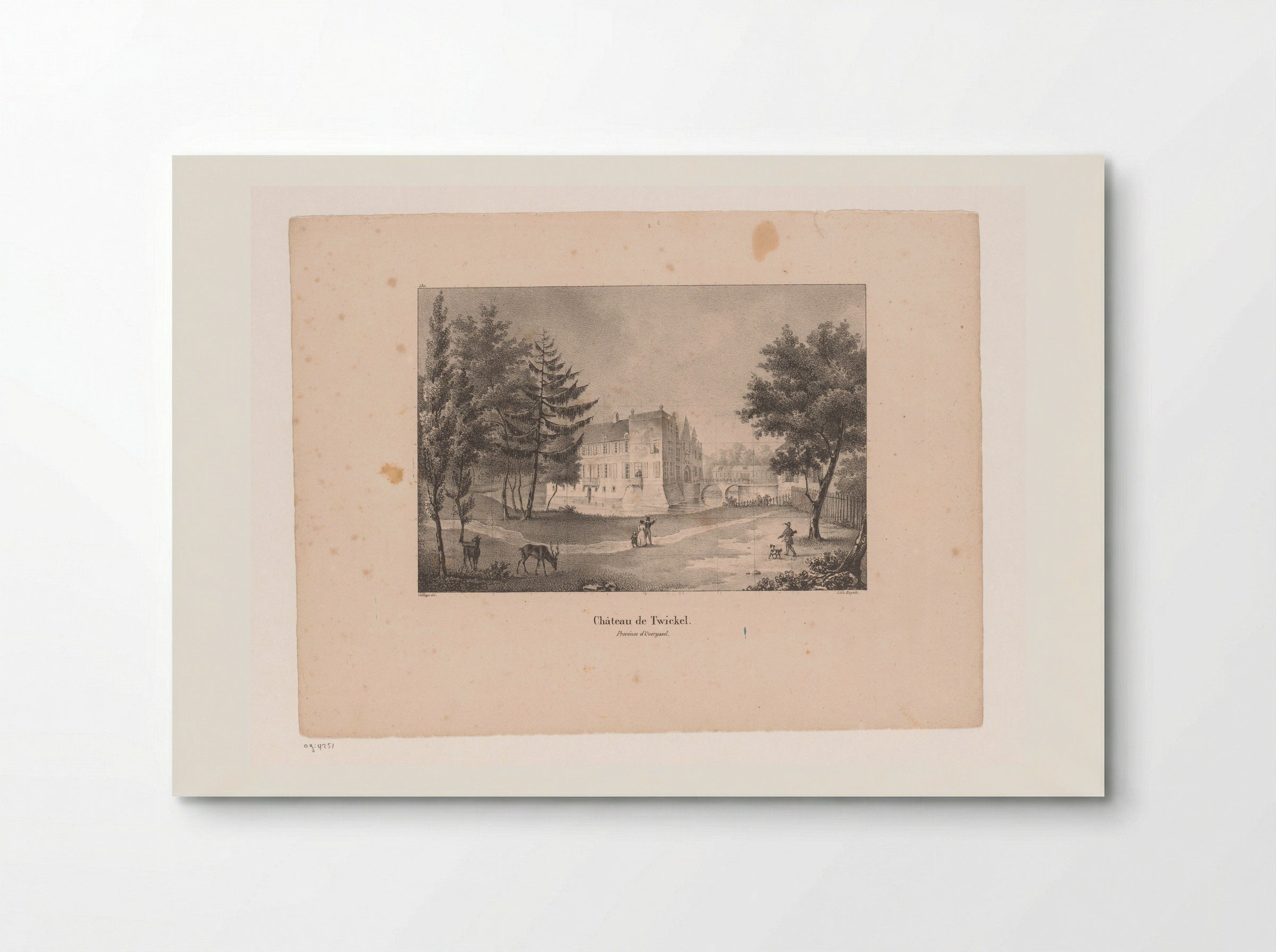 Château de Twickel - Jean Baptiste Ambroise Marcellin Jobard - Poster