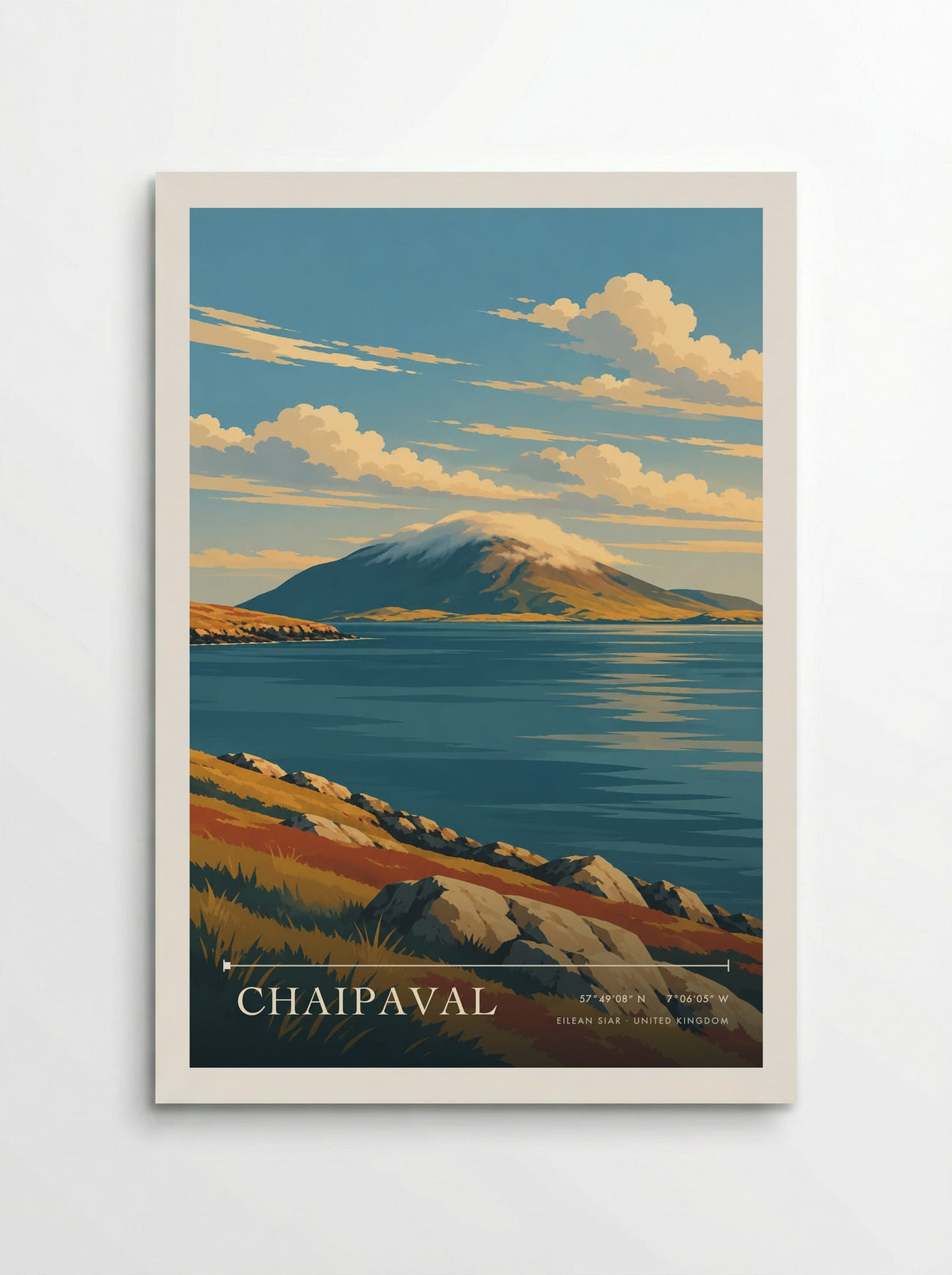 Chaipaval, Eilean Siar | Travel Poster - Poster