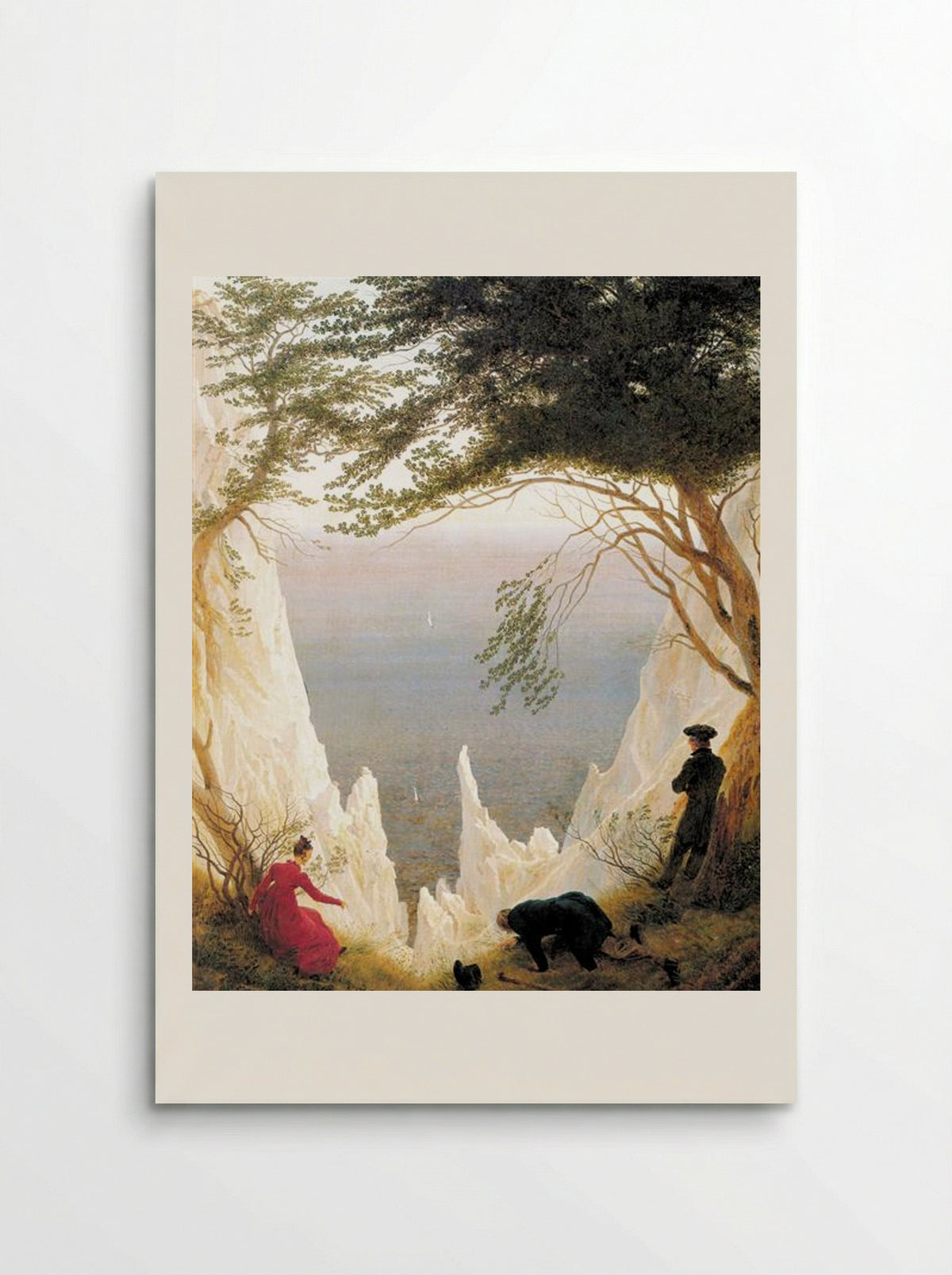 Chalk Cliffs on Rügen - Caspar David Friedrich - Poster