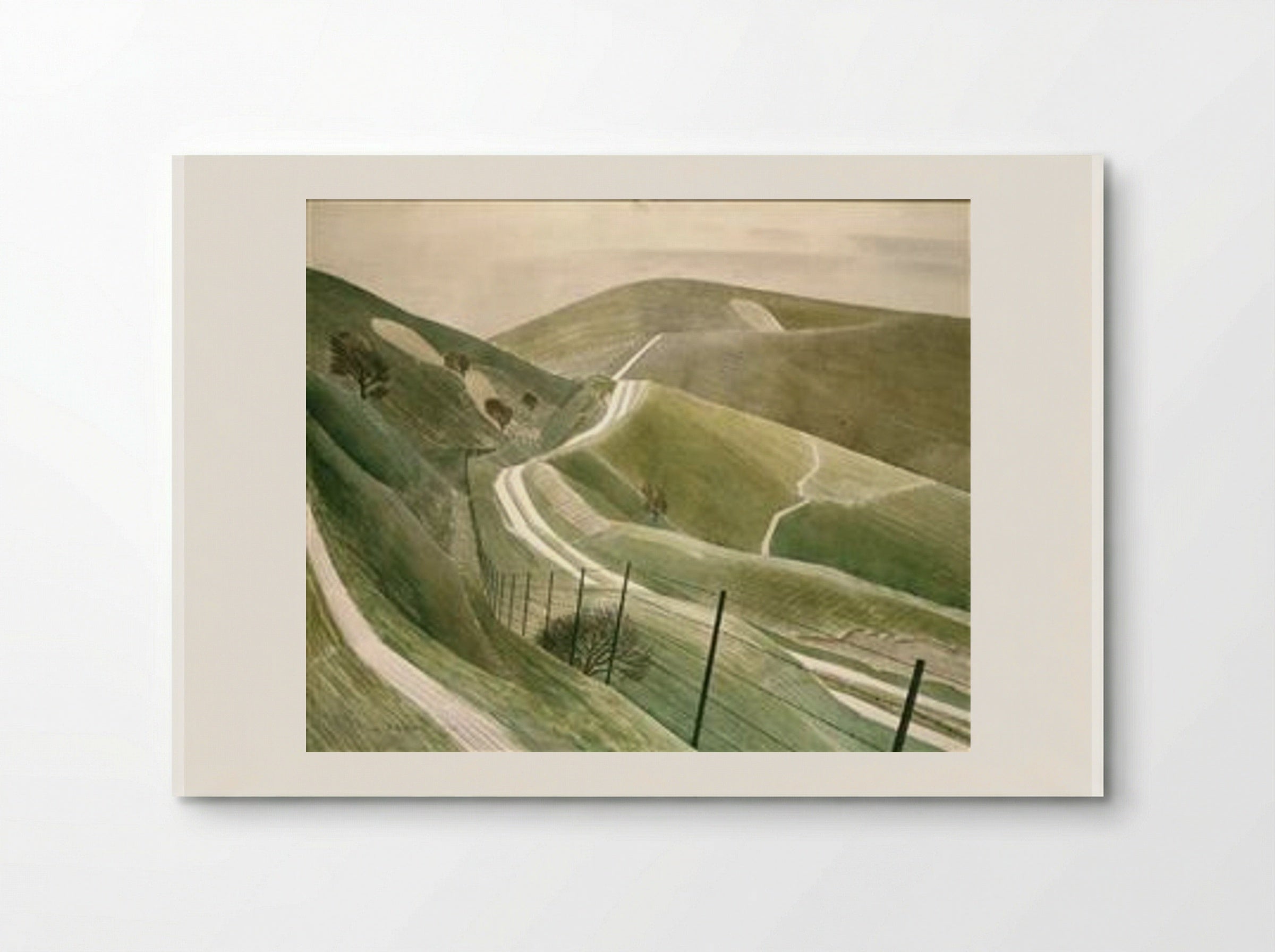 Chalk Paths - Eric Ravilious - Poster