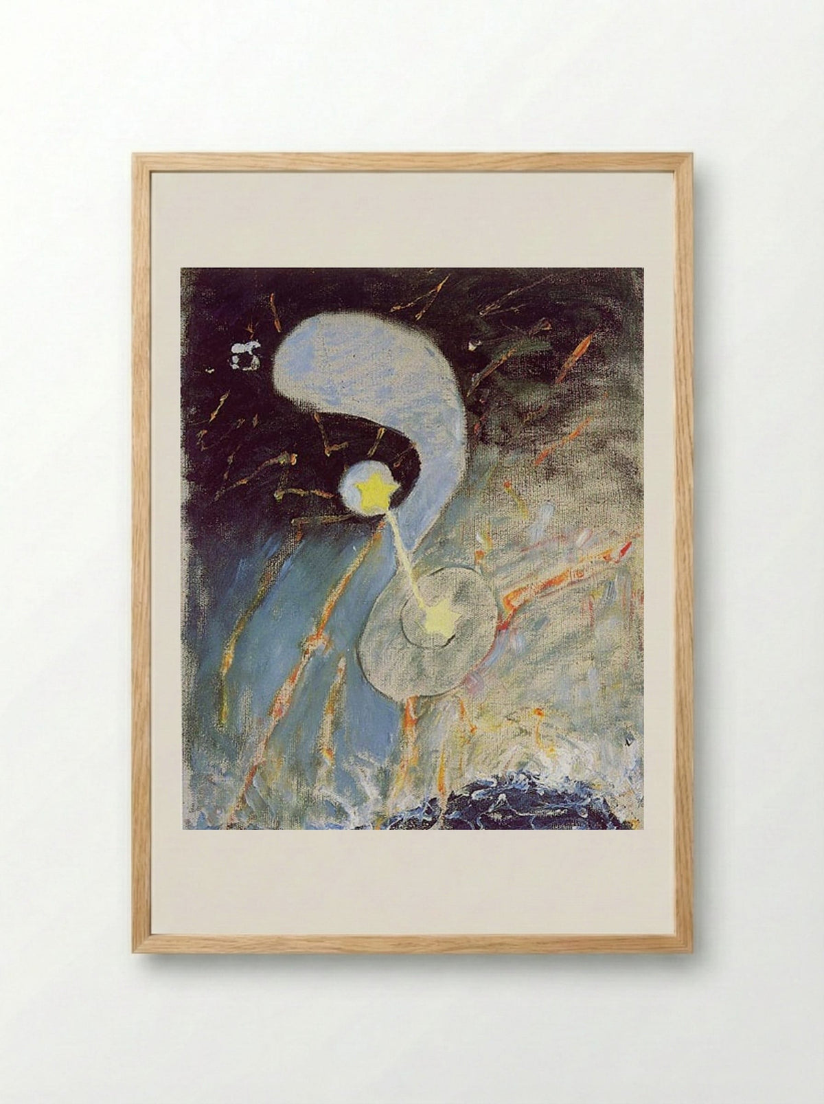 Chaos, Nr. 2 - Hilma af Klint - Framed Print Wood