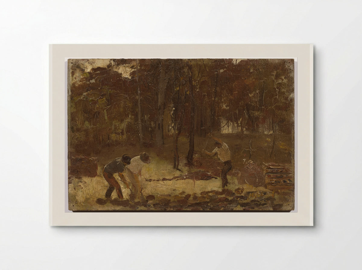 Charcoal Burners - Tom Roberts - Poster