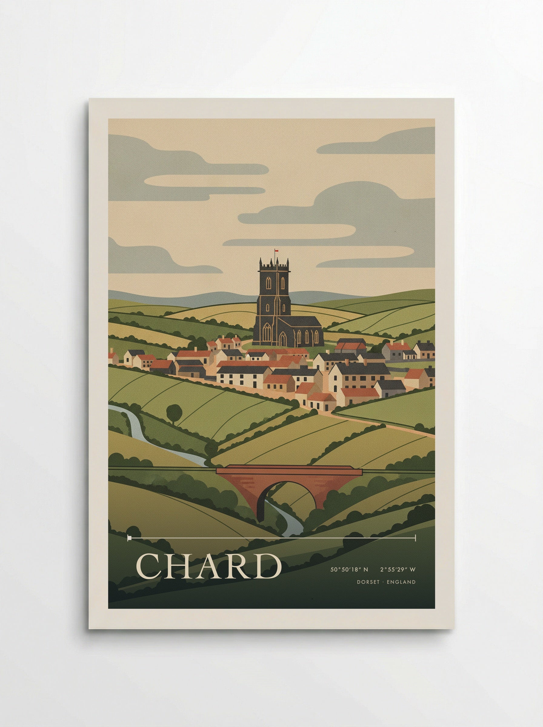 Chard Dorset England Travel Poster - Poster