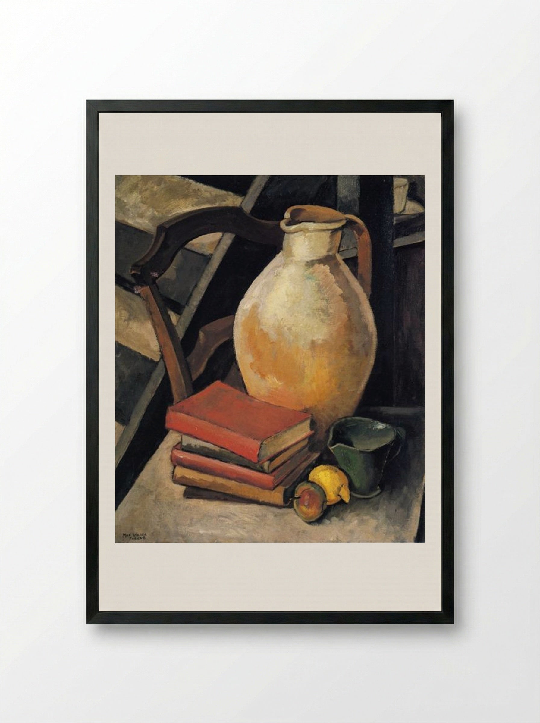 Chardenal Dictionary - Max Weber - Framed Print Black