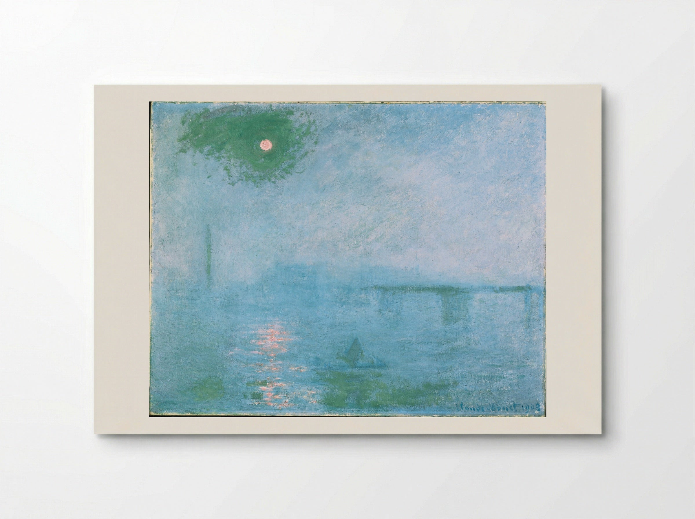 Charing Cross Bridge: Fog on the Thames - Claude Monet - Poster
