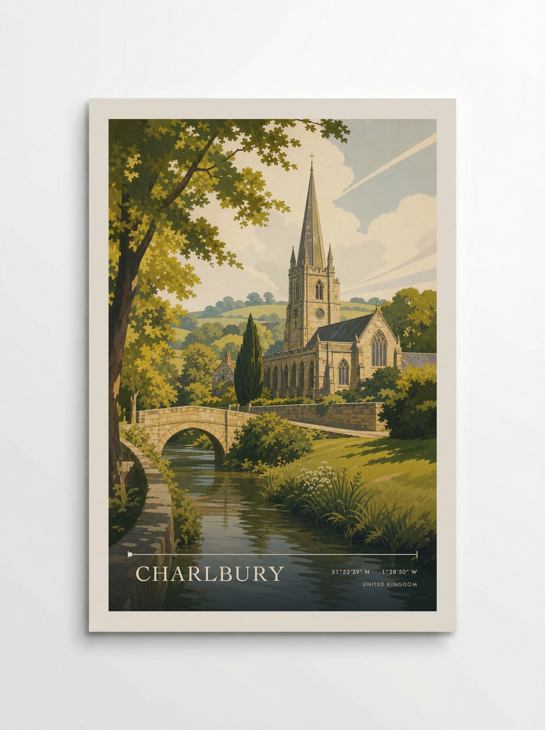Charlbury United Kingdom Travel Poster - Poster