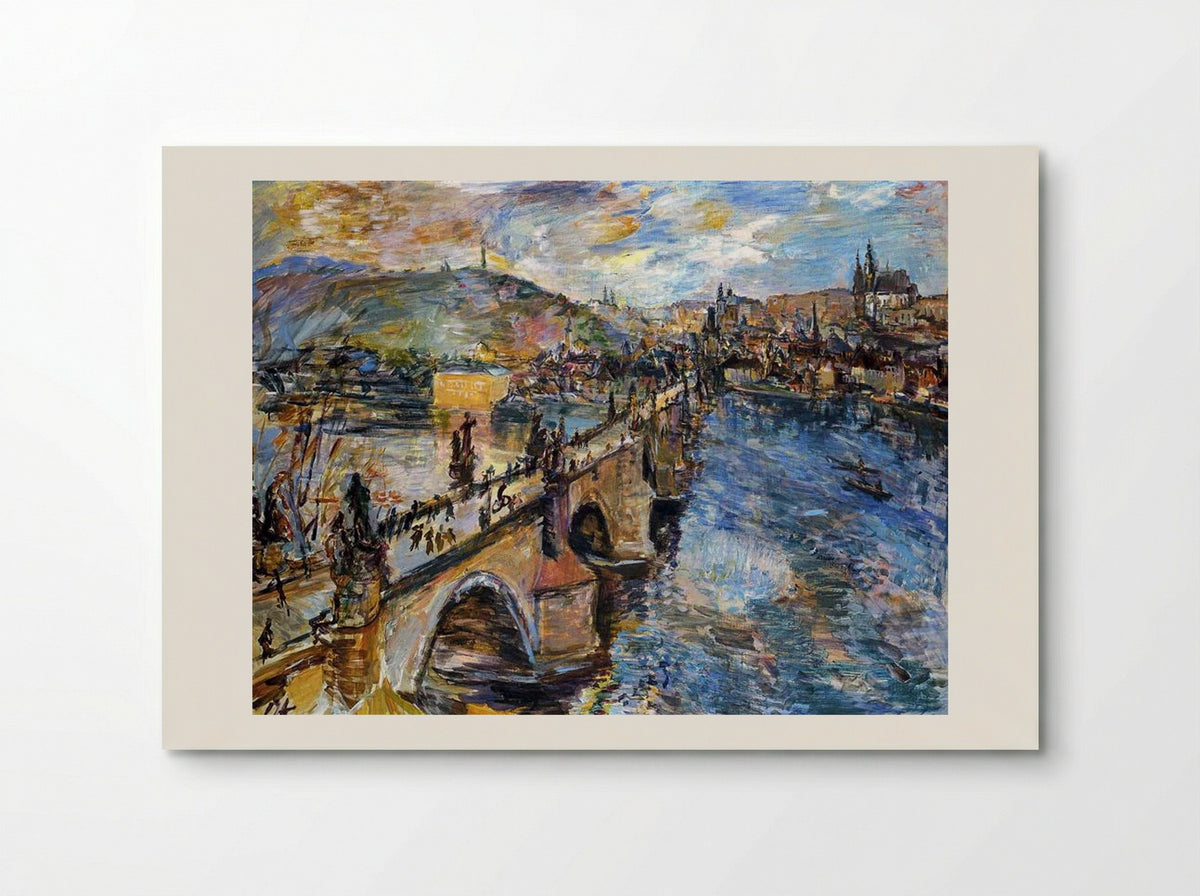 Charles Bridge, Prague - Oskar Kokoschka - Poster