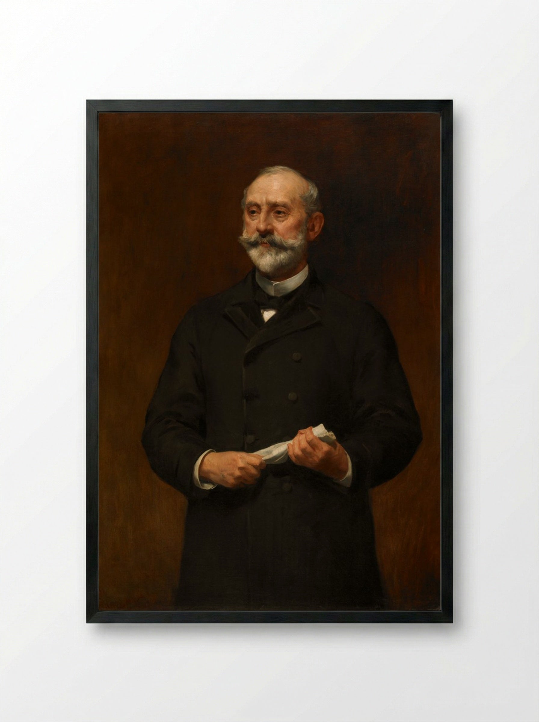 Charles Devens - Frederic Porter Vinton - Framed Print Black