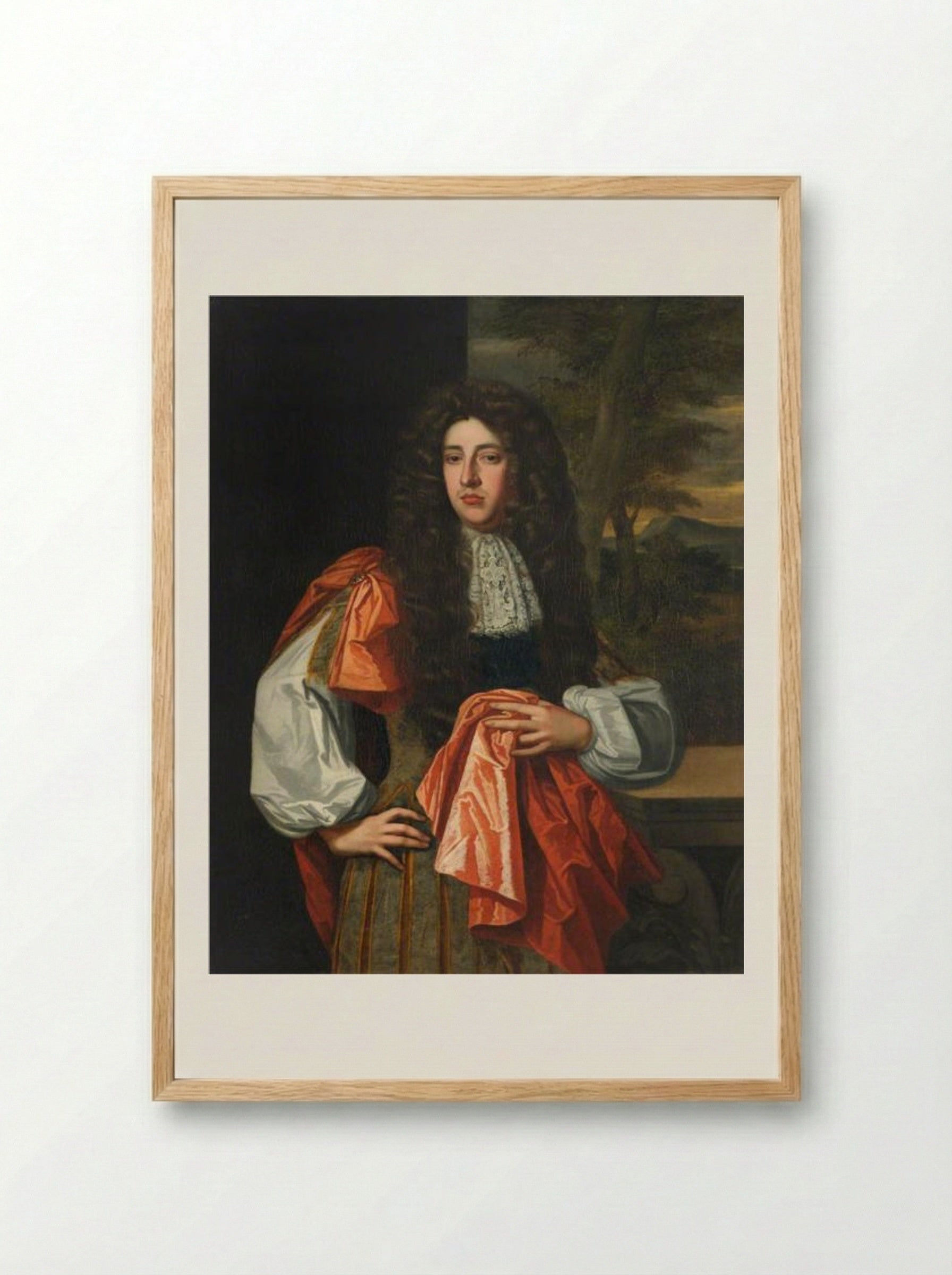 Charles Fanshawe, 4th Viscount Fanshawe of Dromore - John Riley - Framed Print Wood