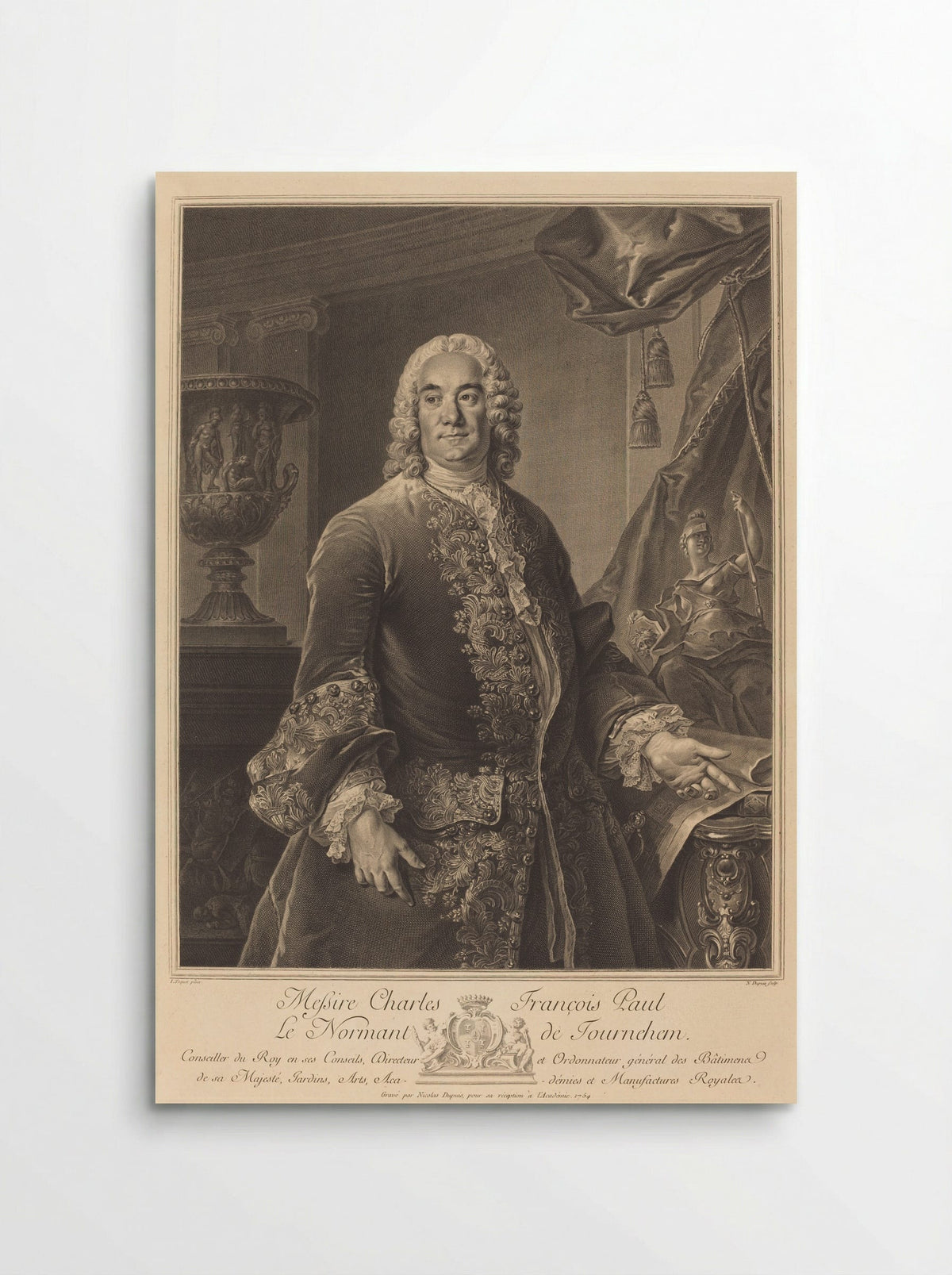 Charles François Paul Le Normant de Tournehèm - Nicolas Gabriel Dupuis - Poster
