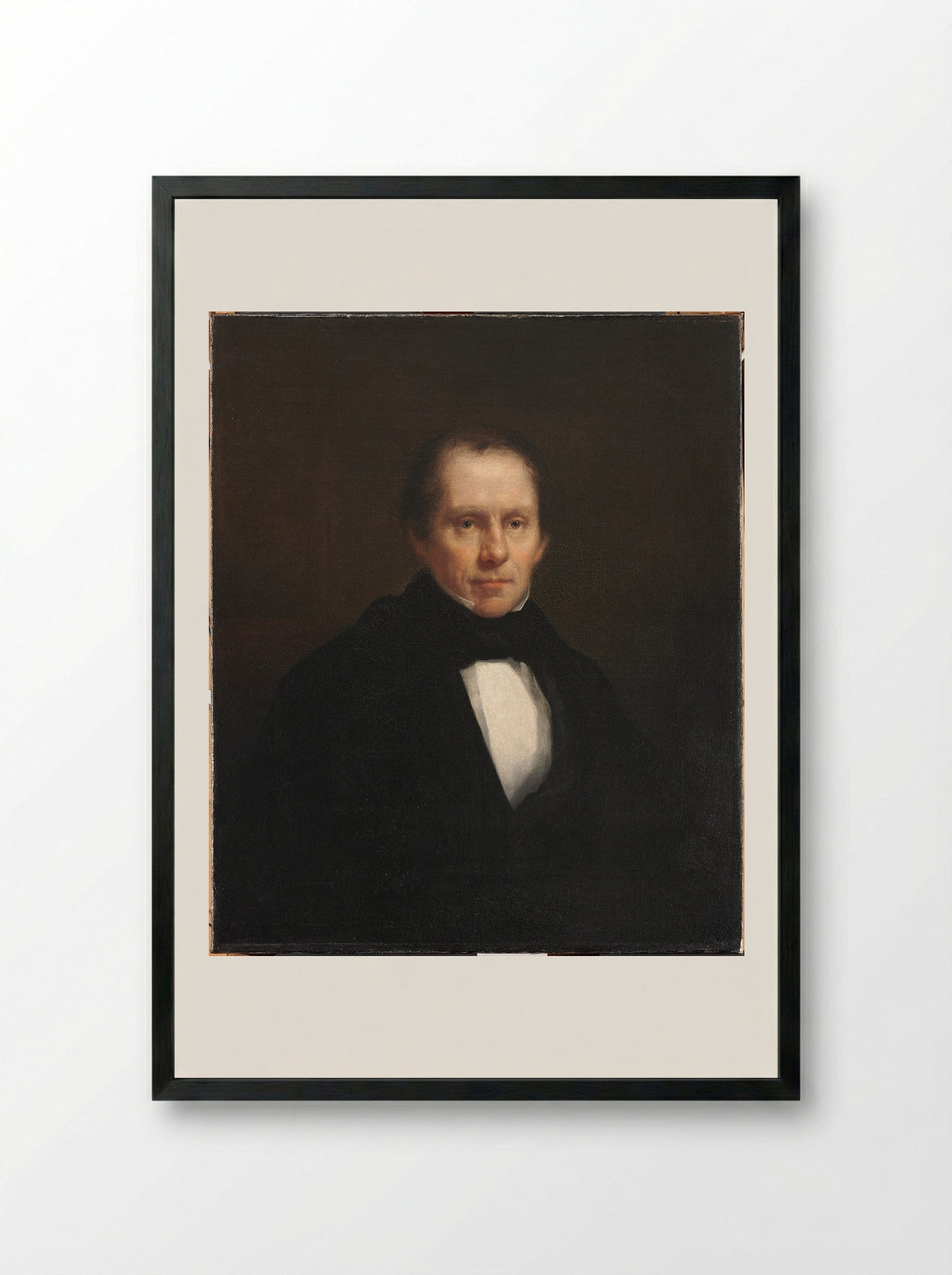 Charles Greely Loring - William Page - Framed Print Black