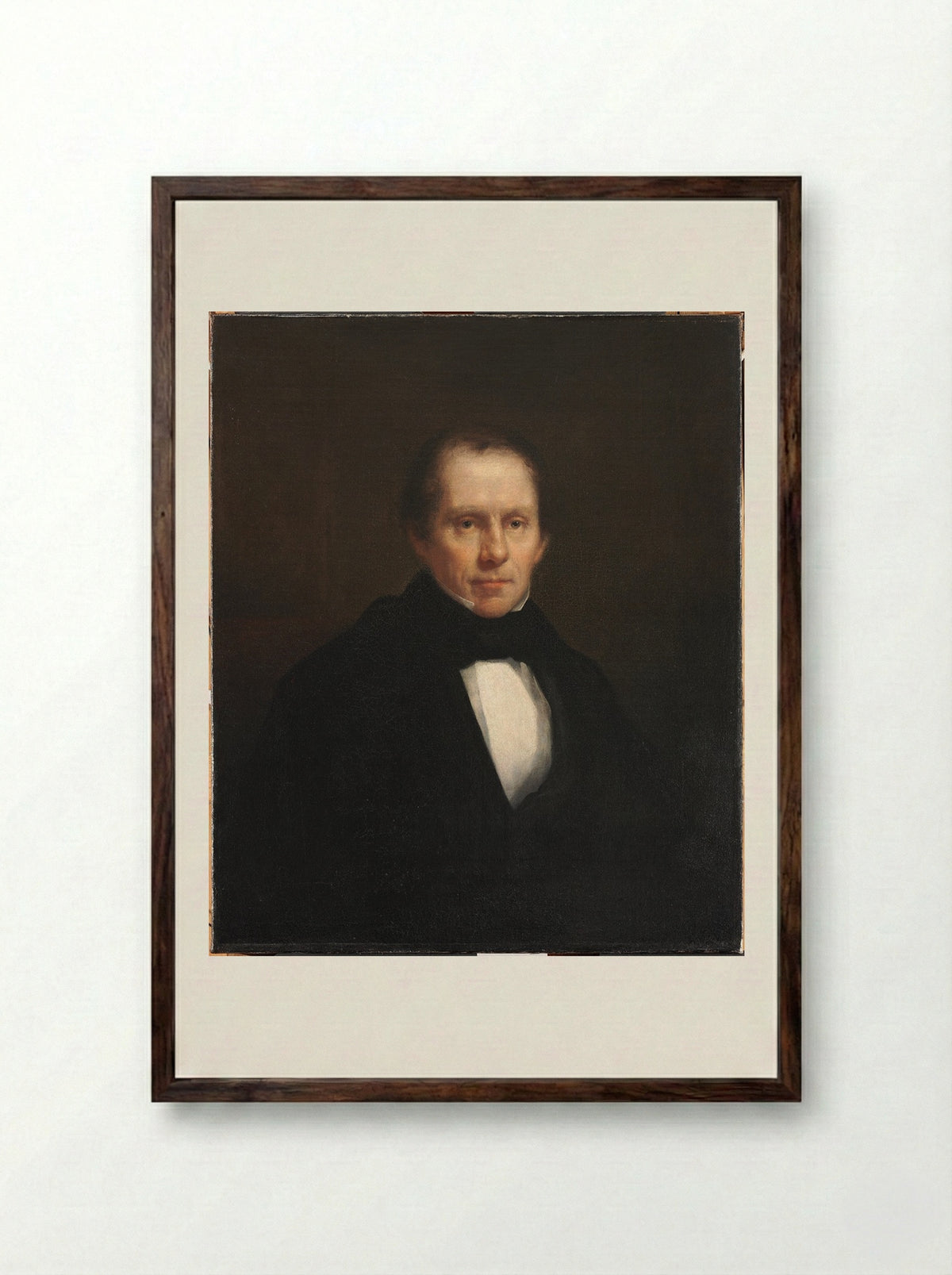 Charles Greely Loring - William Page - Framed Print Dark Wood