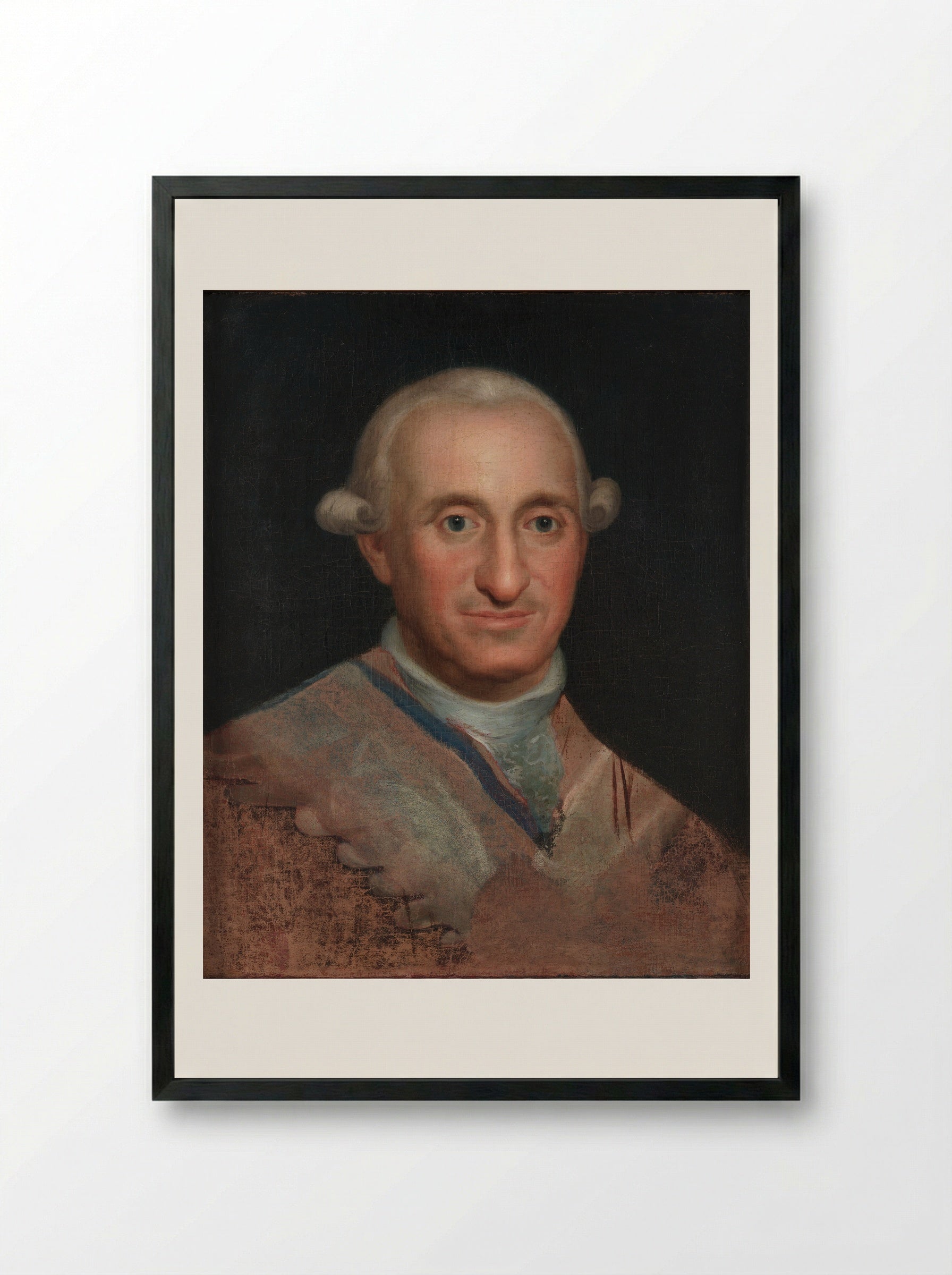 Charles IV, King of Spain - Francisco José de Goya y Lucientes - Framed Print Black