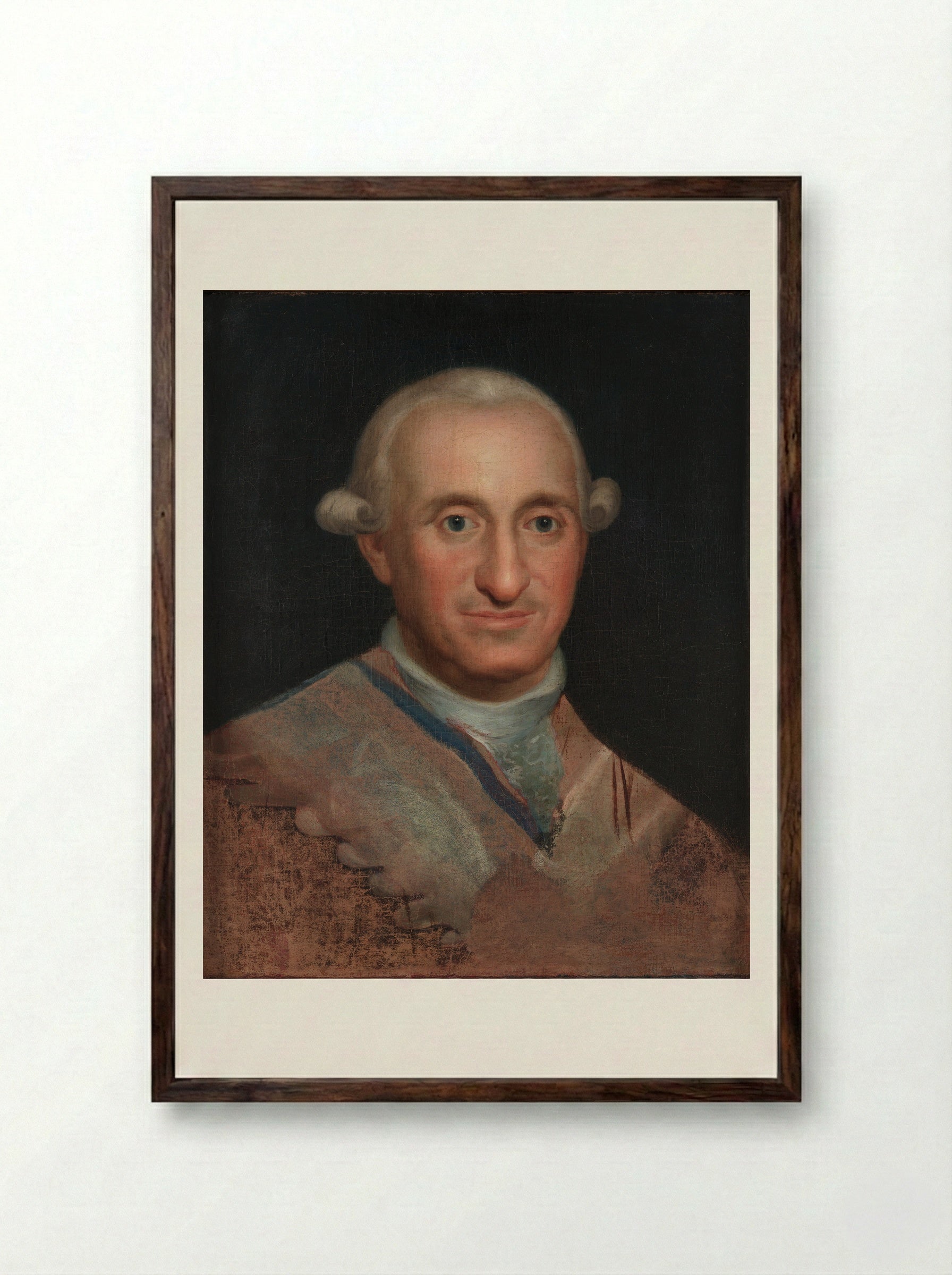 Charles IV, King of Spain - Francisco José de Goya y Lucientes - Framed Print Dark Wood