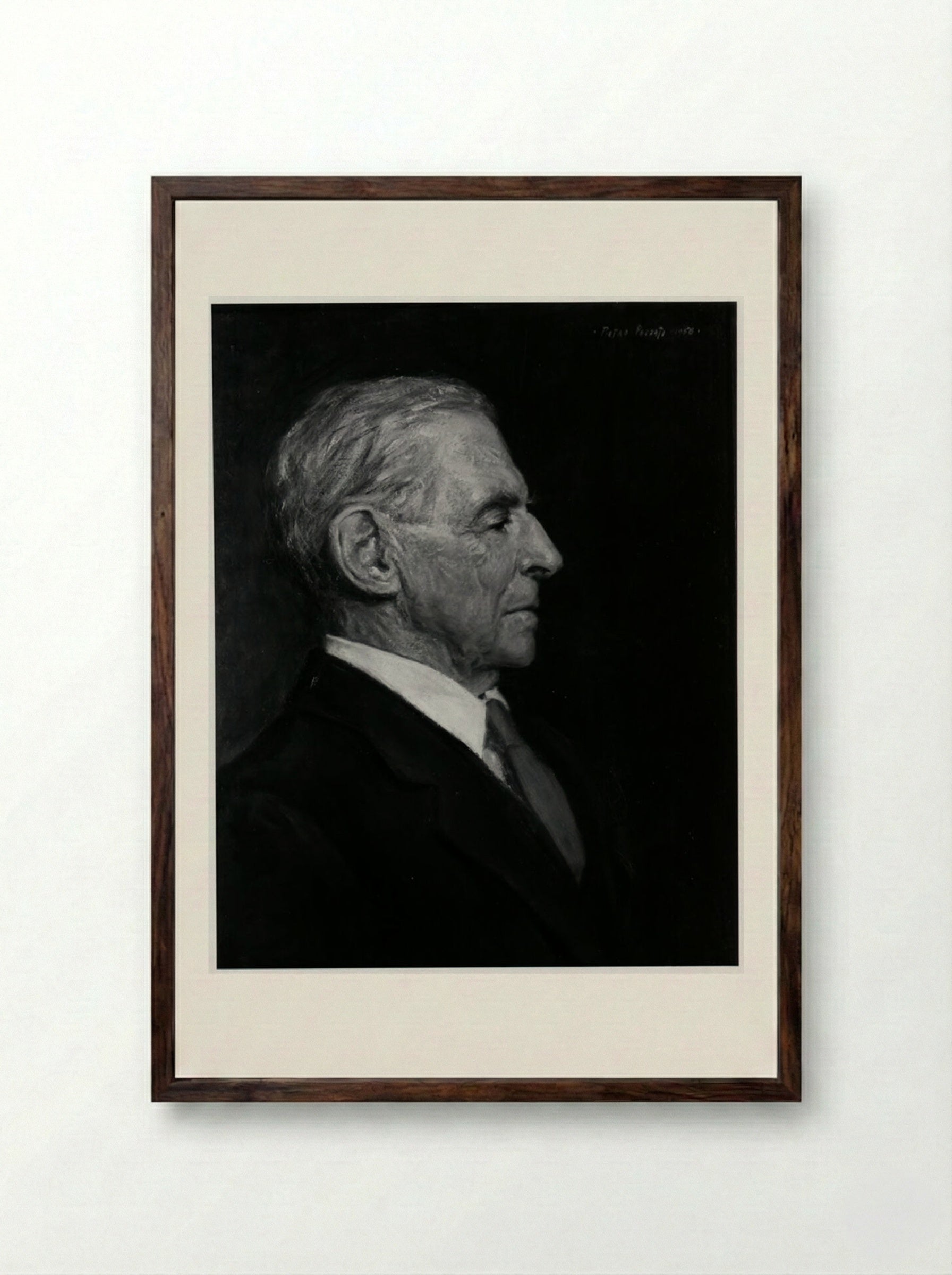 Charles Sydney Hopkinson - Pietro Pezzati - Framed Print Dark Wood