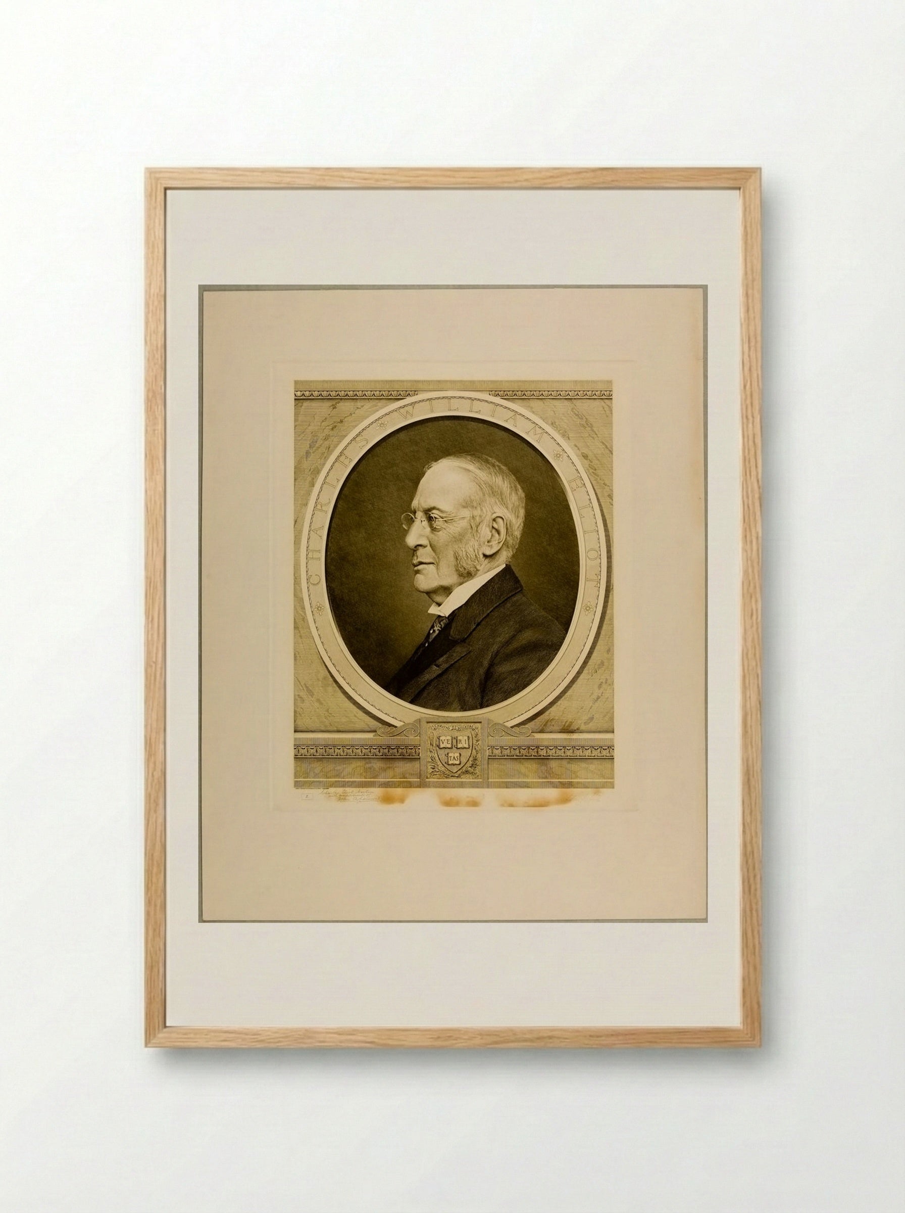 Charles William Eliot - Sidney L. Smith - Framed Print Wood