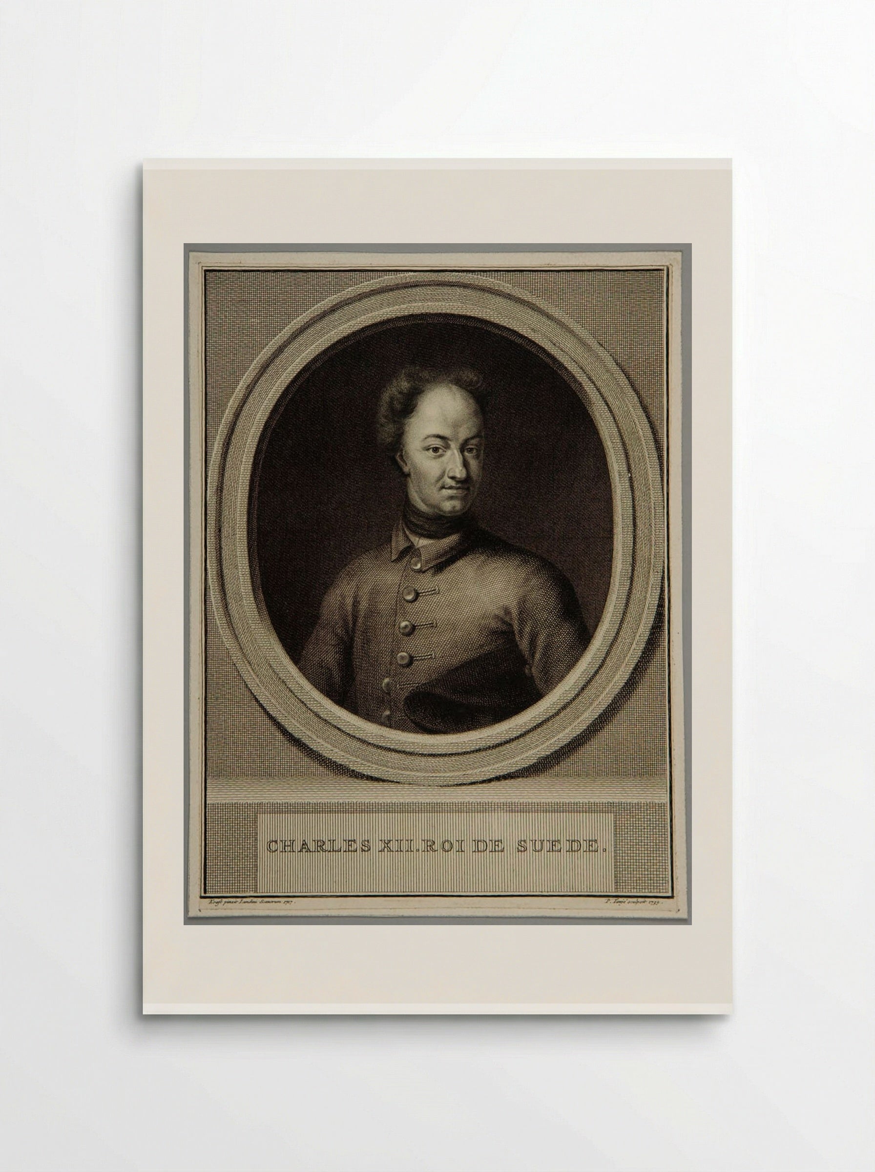 Charles XII, King of Sweden - Pieter Tanjé - Poster