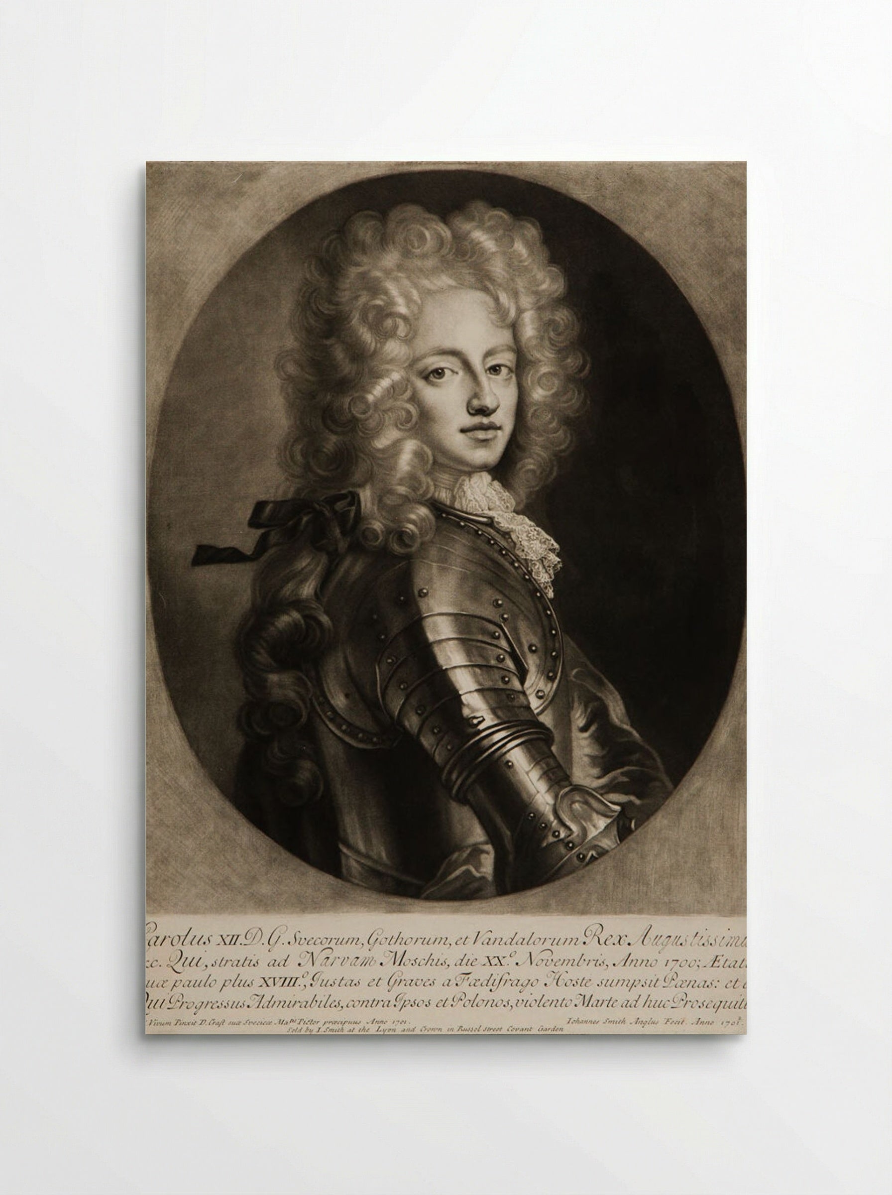 Charles XII of Sweden - John Smith - Poster