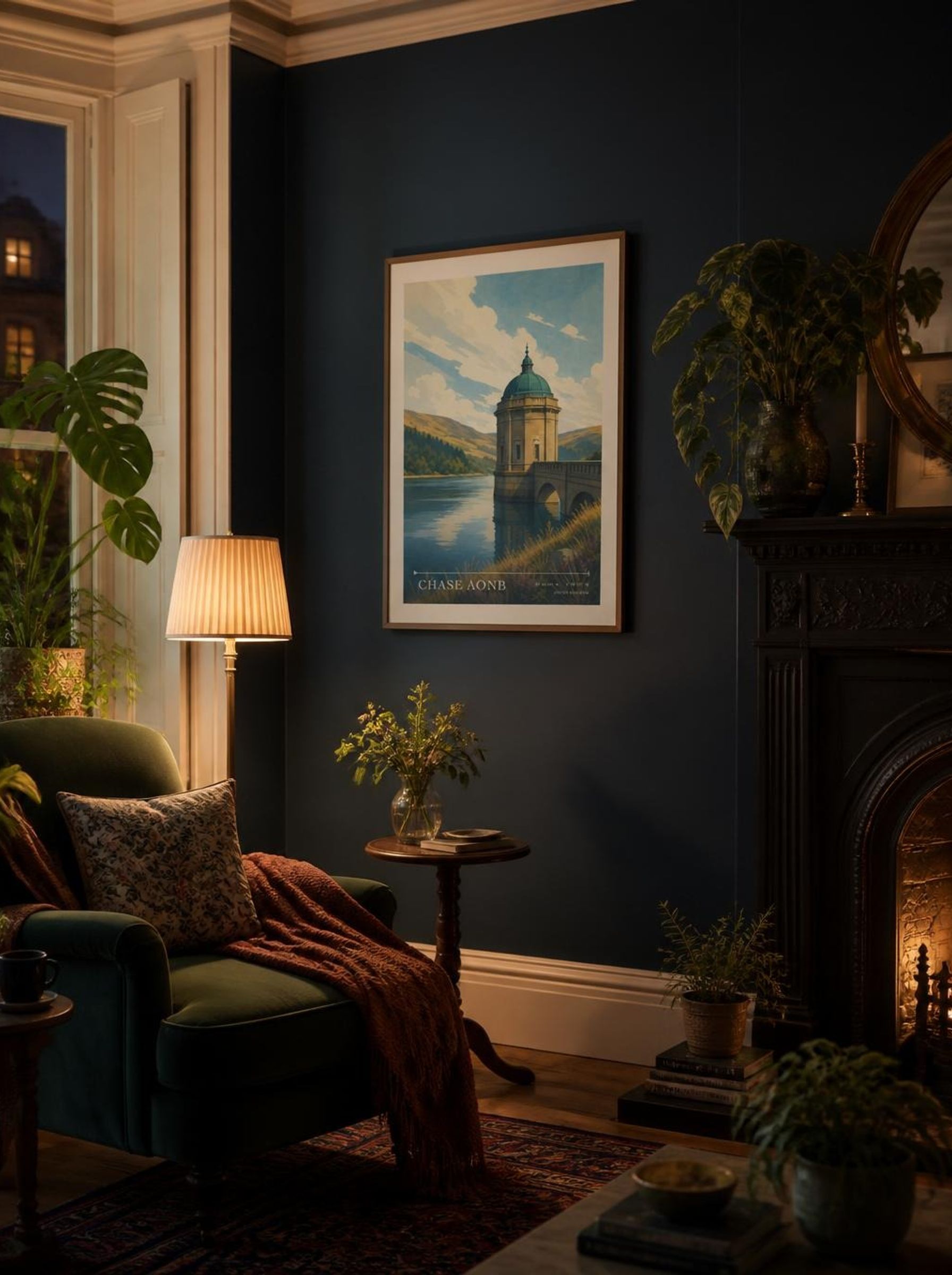 Chase AONB United Kingdom Travel Poster - Lifestyle