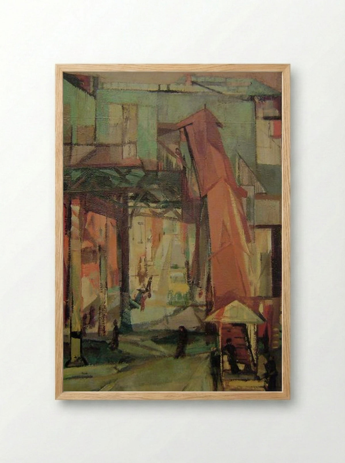 Chatham Square - Franz Kline - Framed Print Wood