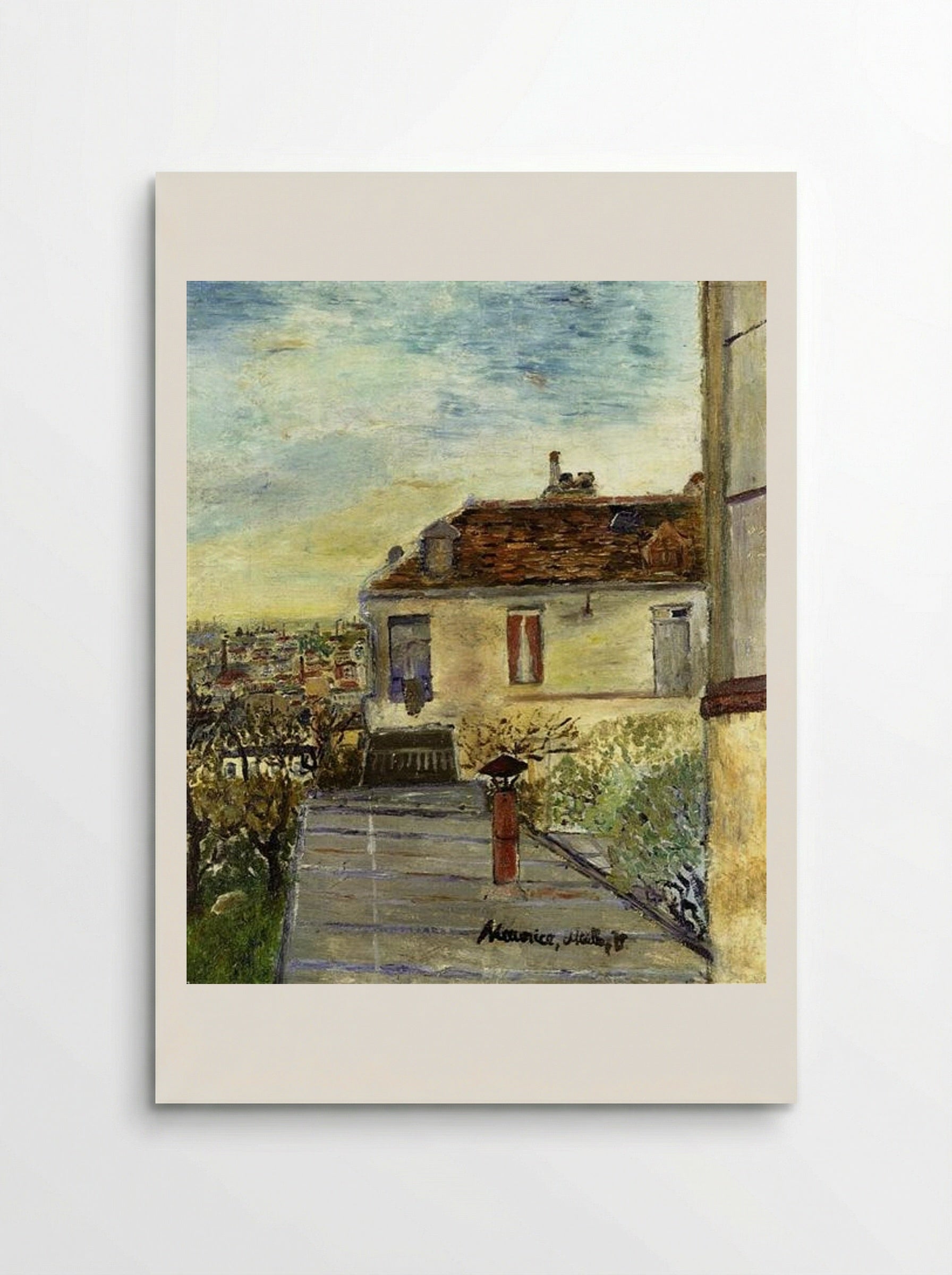 Chaudoin House - Maurice Utrillo - Poster