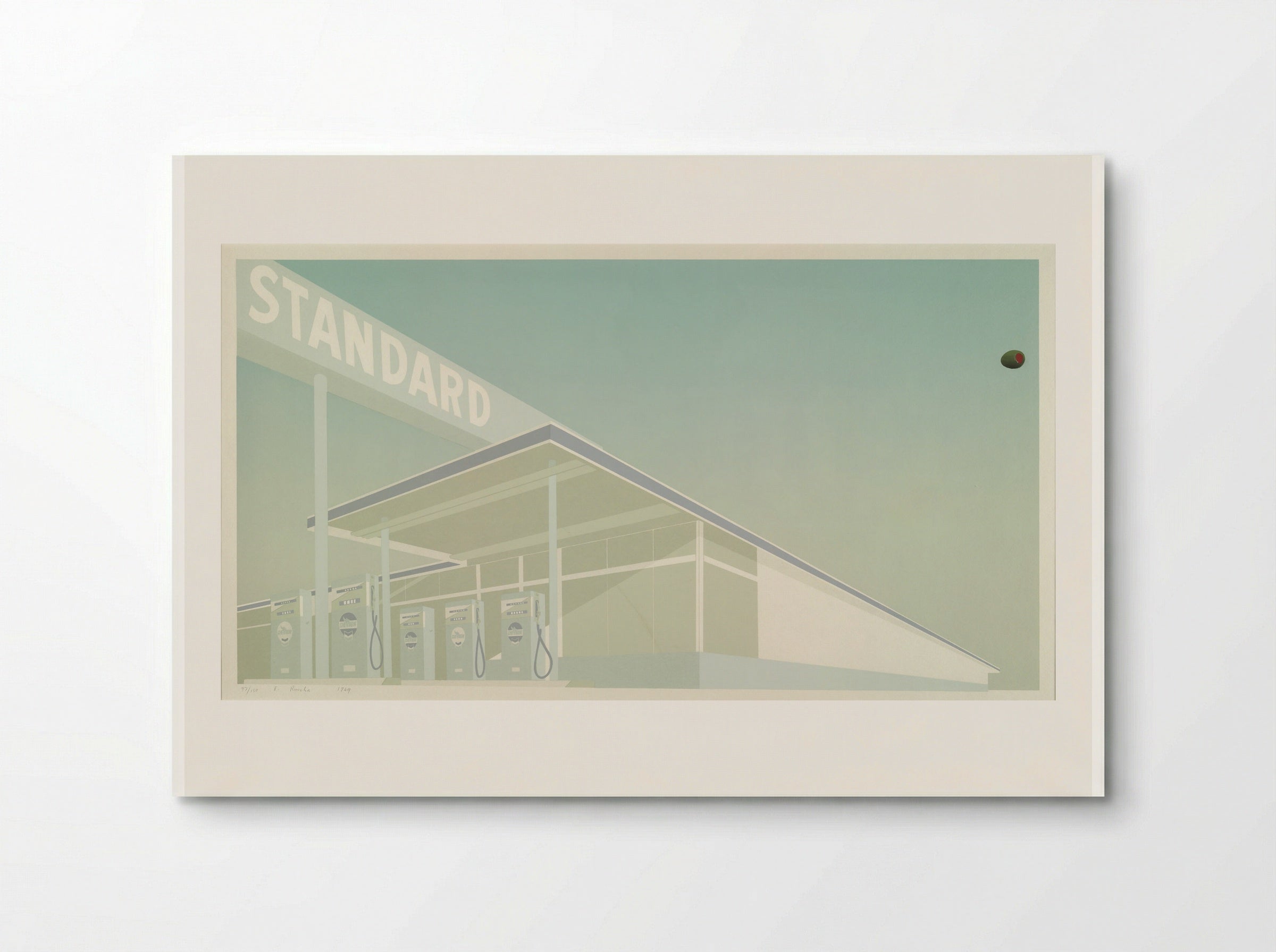 Cheese Mold Standard with Olive - Edward Ruscha - Poster