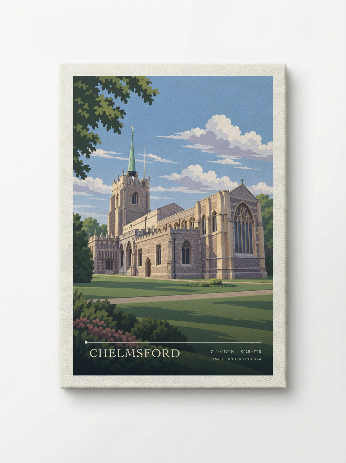 Chelmsford, Essex | Travel Poster - Canvas