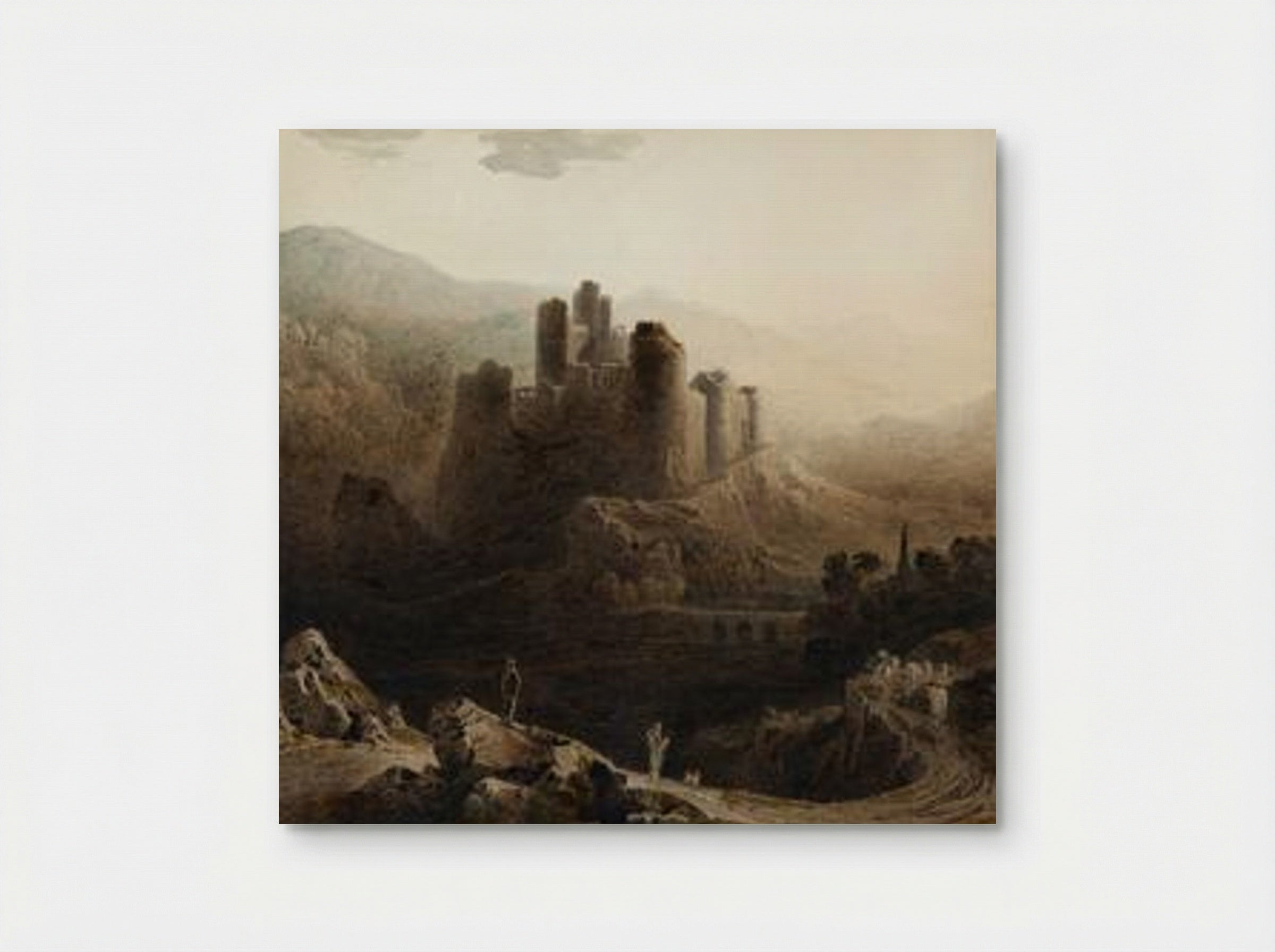 Chepstow Castle, River Wye - Joseph Mallord William Turner - Poster
