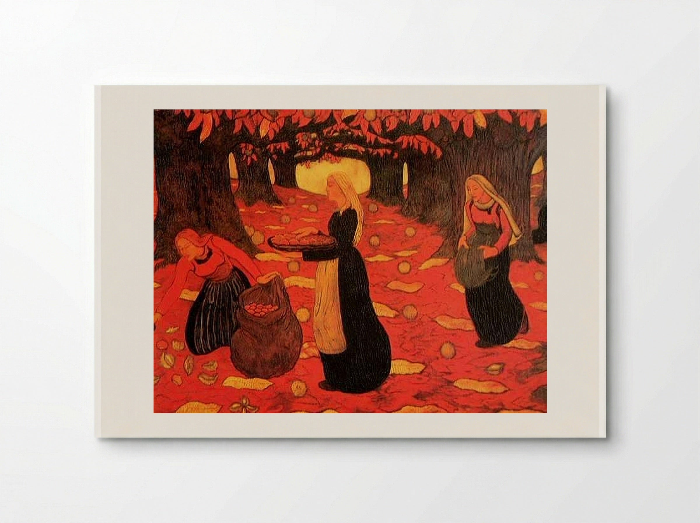 Chestnut Gatherers - Georges Lacombe - Poster