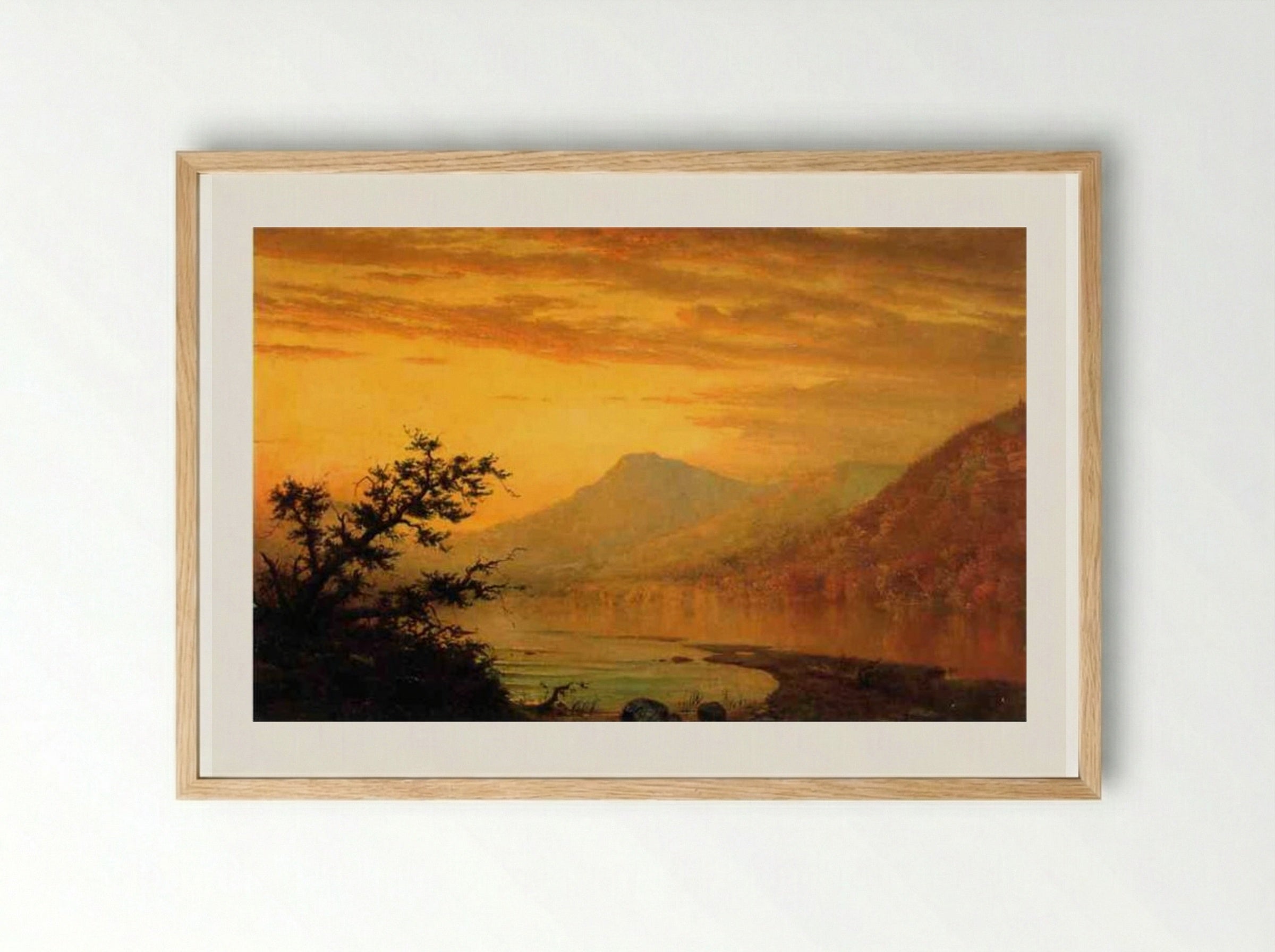 Chestnut Grove, Dashville, New York - David Johnson - Framed Print Wood